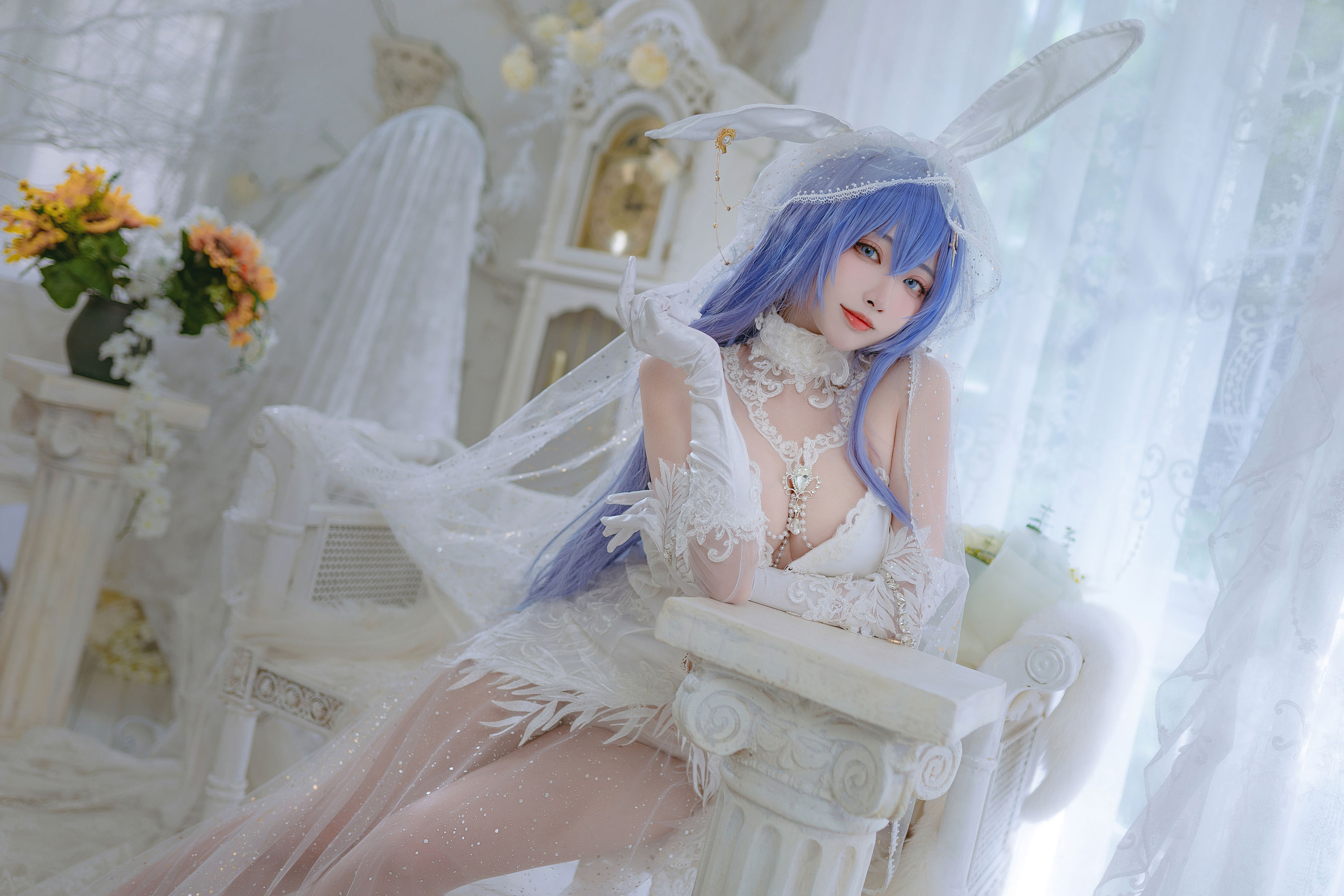 [福利COS] 宫本桜 - 花园花嫁第7张