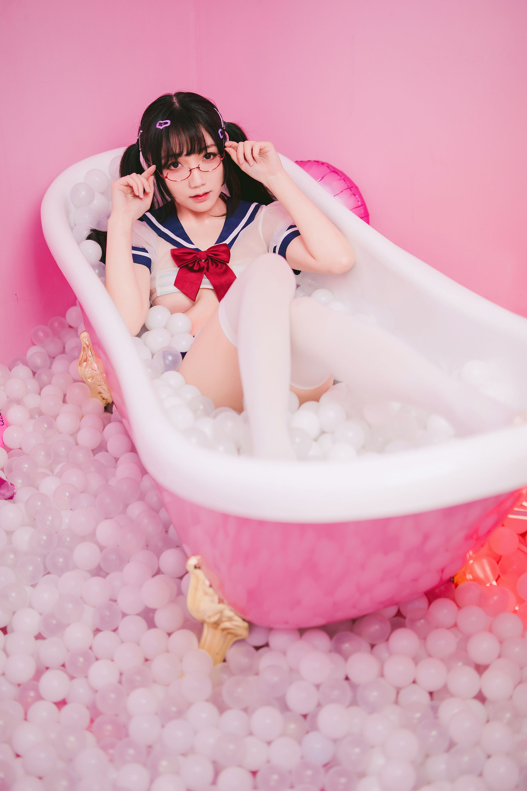 [网红COSER写真] 萝莉福利真央Mao - JK第5张