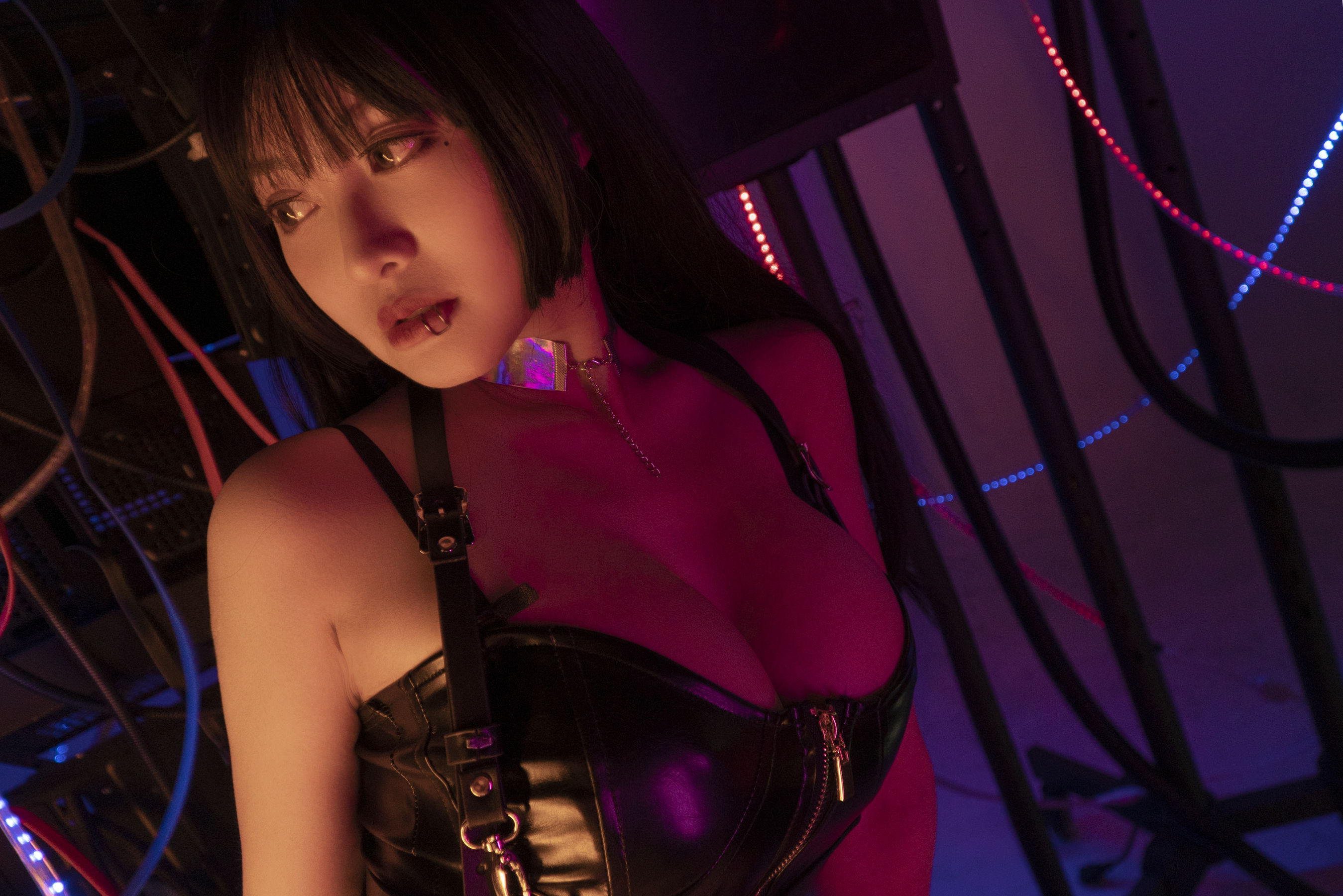 [网红COSER写真] 动漫博主脱尾巴Mizuki - 赛博朋克第14张