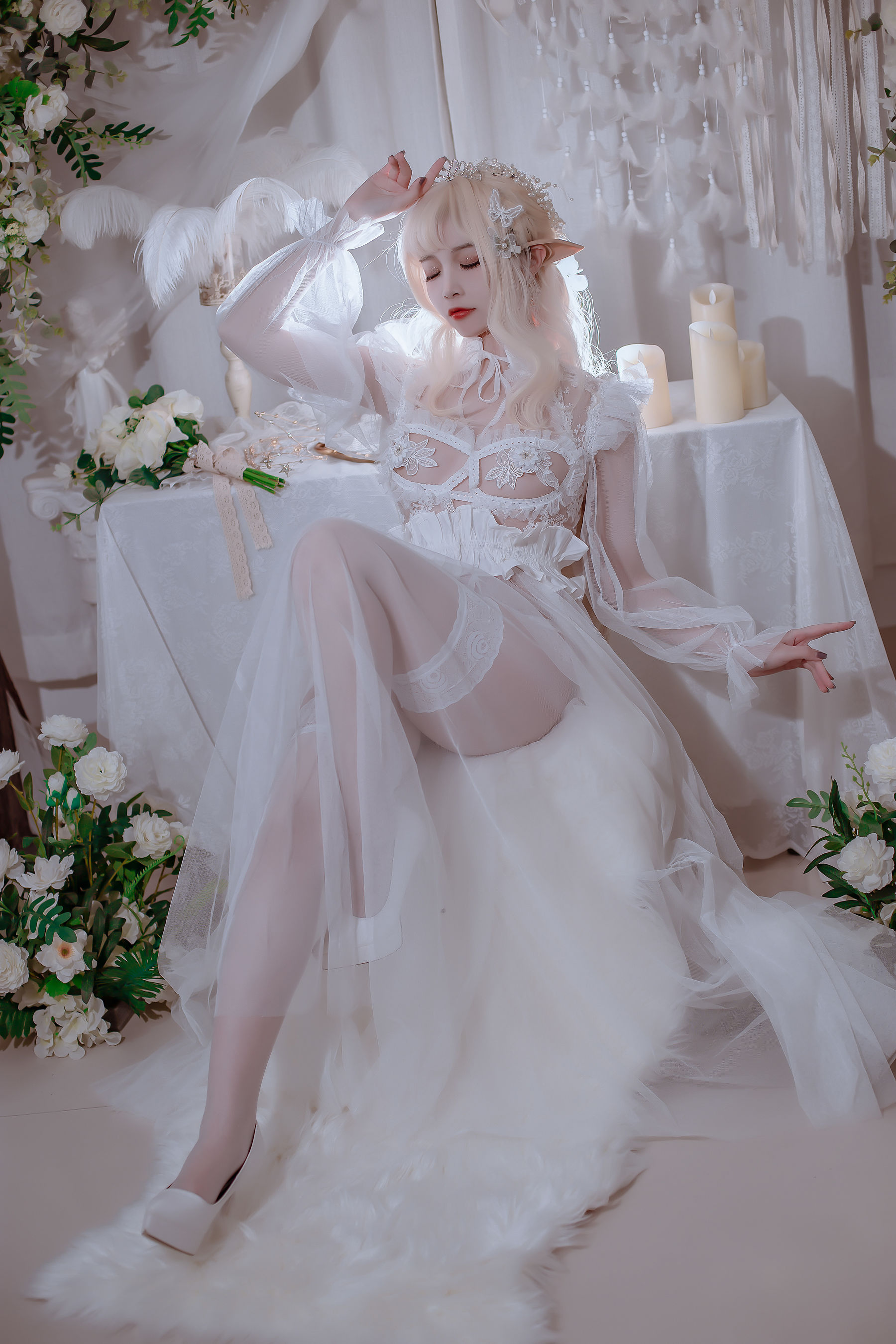 [网红COSER写真] 人气Coser二佐Nisa - 精灵公主第8张