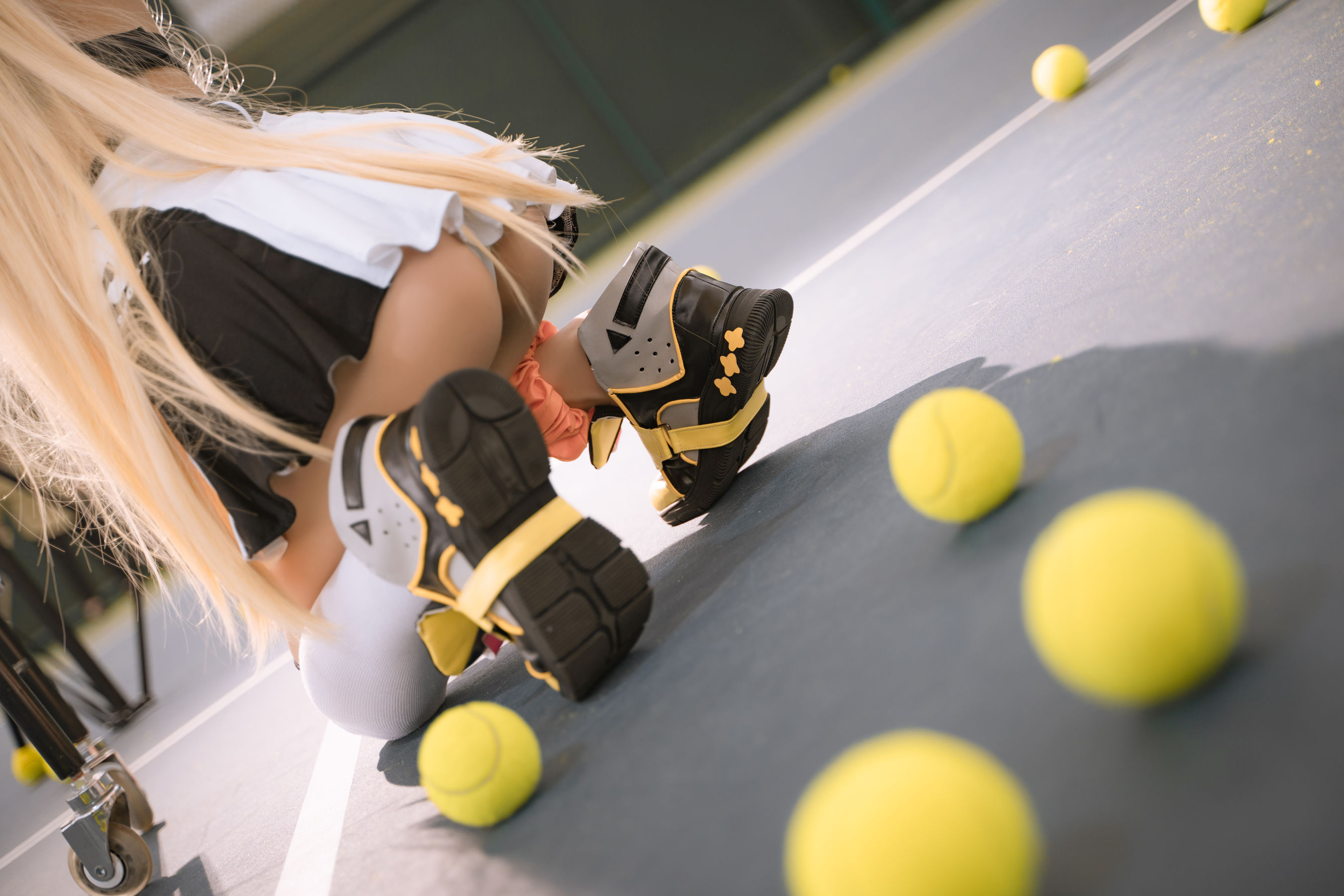 [COS福利] 动漫博主阿包也是兔娘 - 贝奇网球服第7张