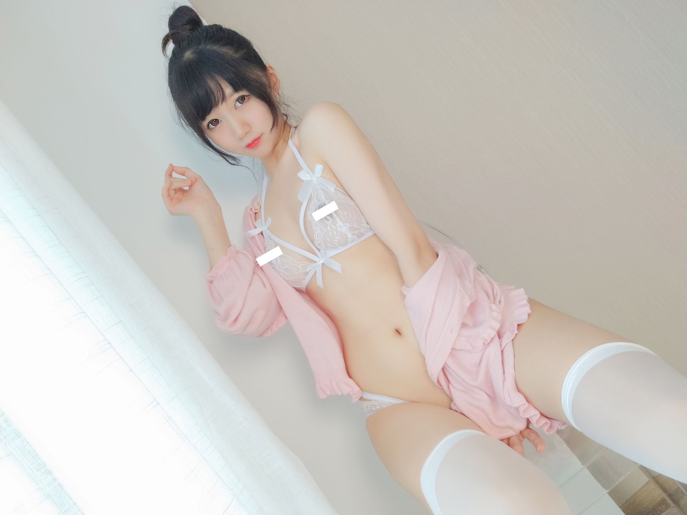 [COS福利] NAGISA魔物喵[fantia] - 夏のレースの下着第5张