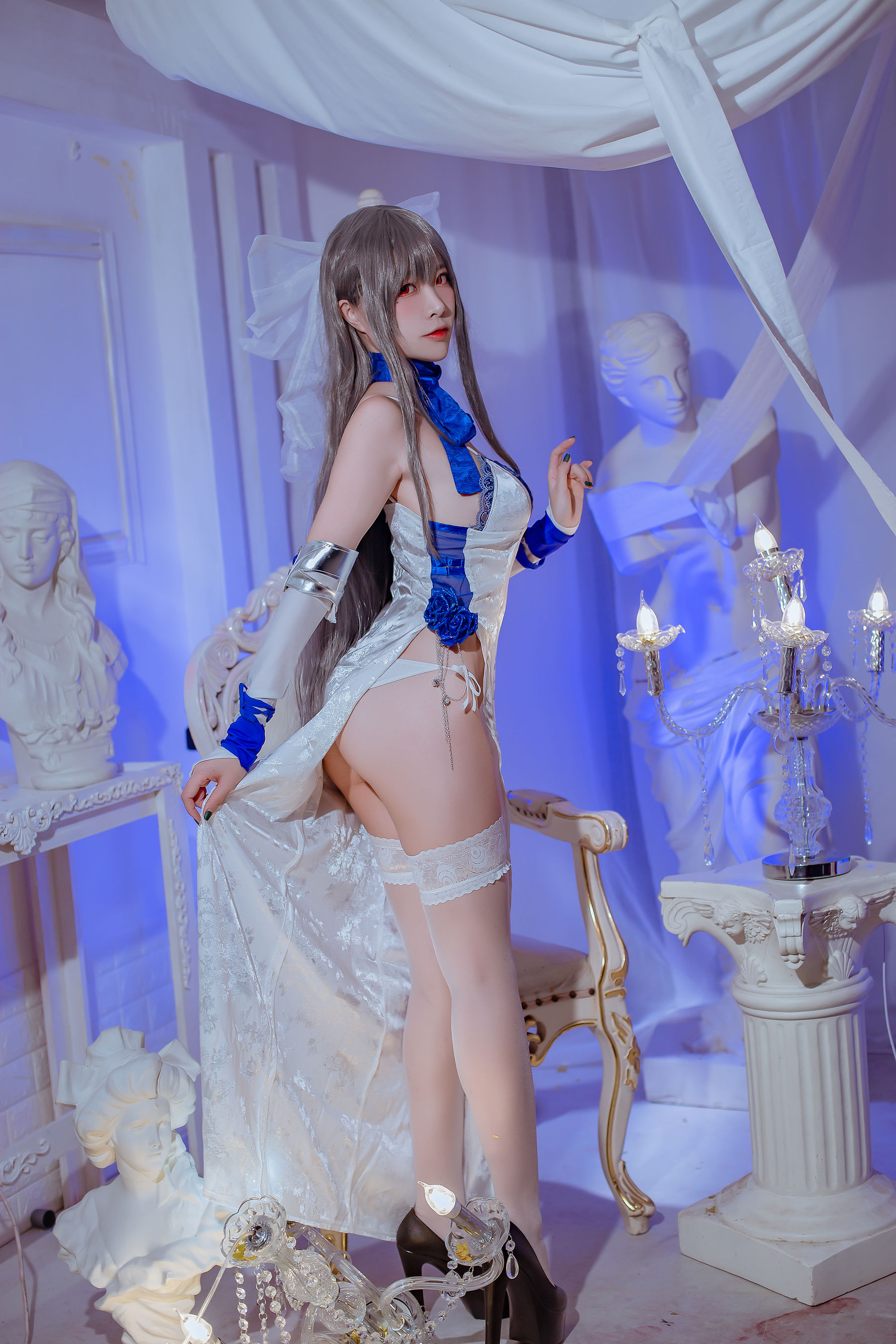 [COS福利] 人气Coser二佐Nisa - 碧蓝航线 路易九世礼服第9张