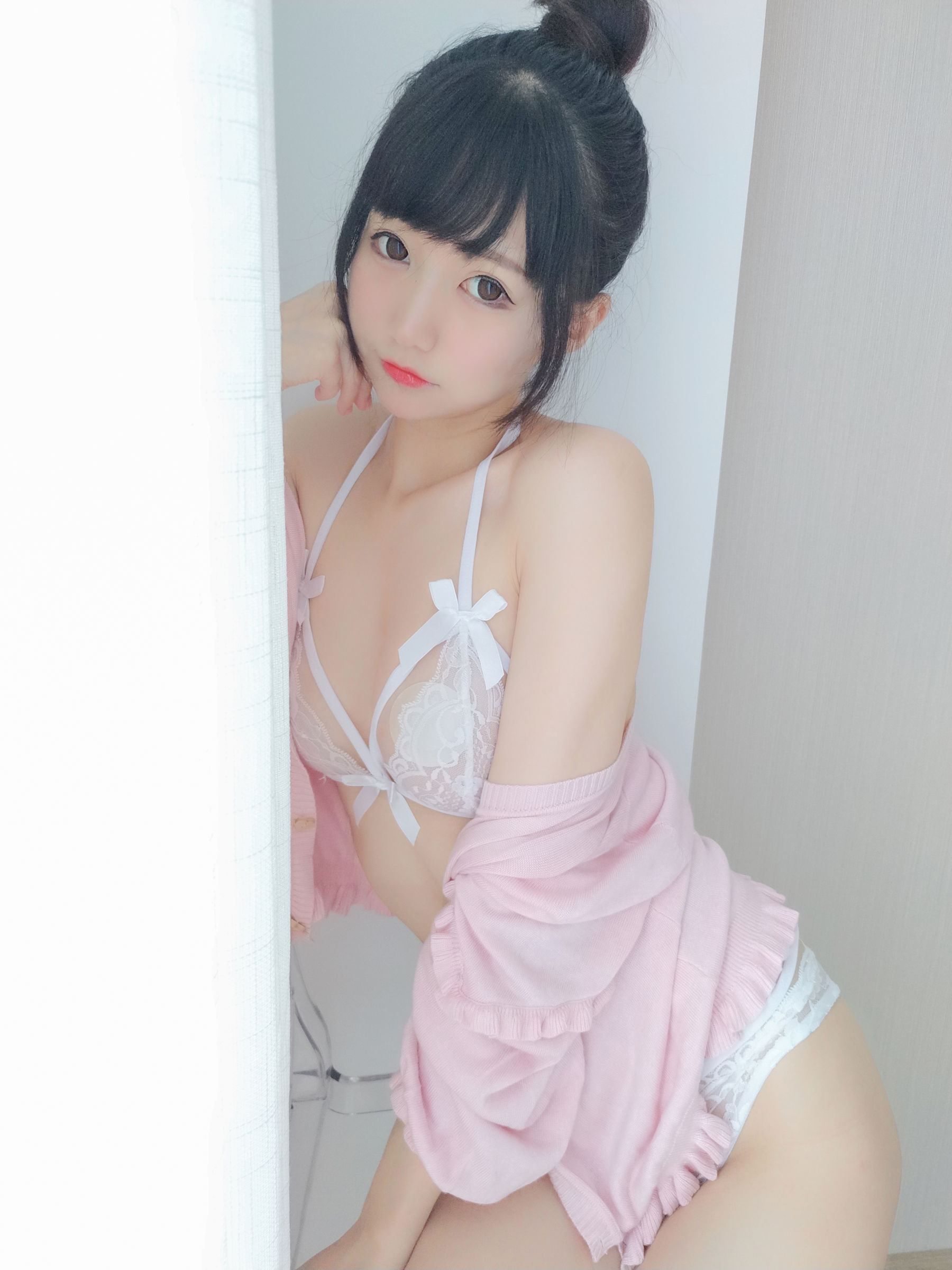 [COS福利] NAGISA魔物喵[fantia] - 夏のレースの下着第1张