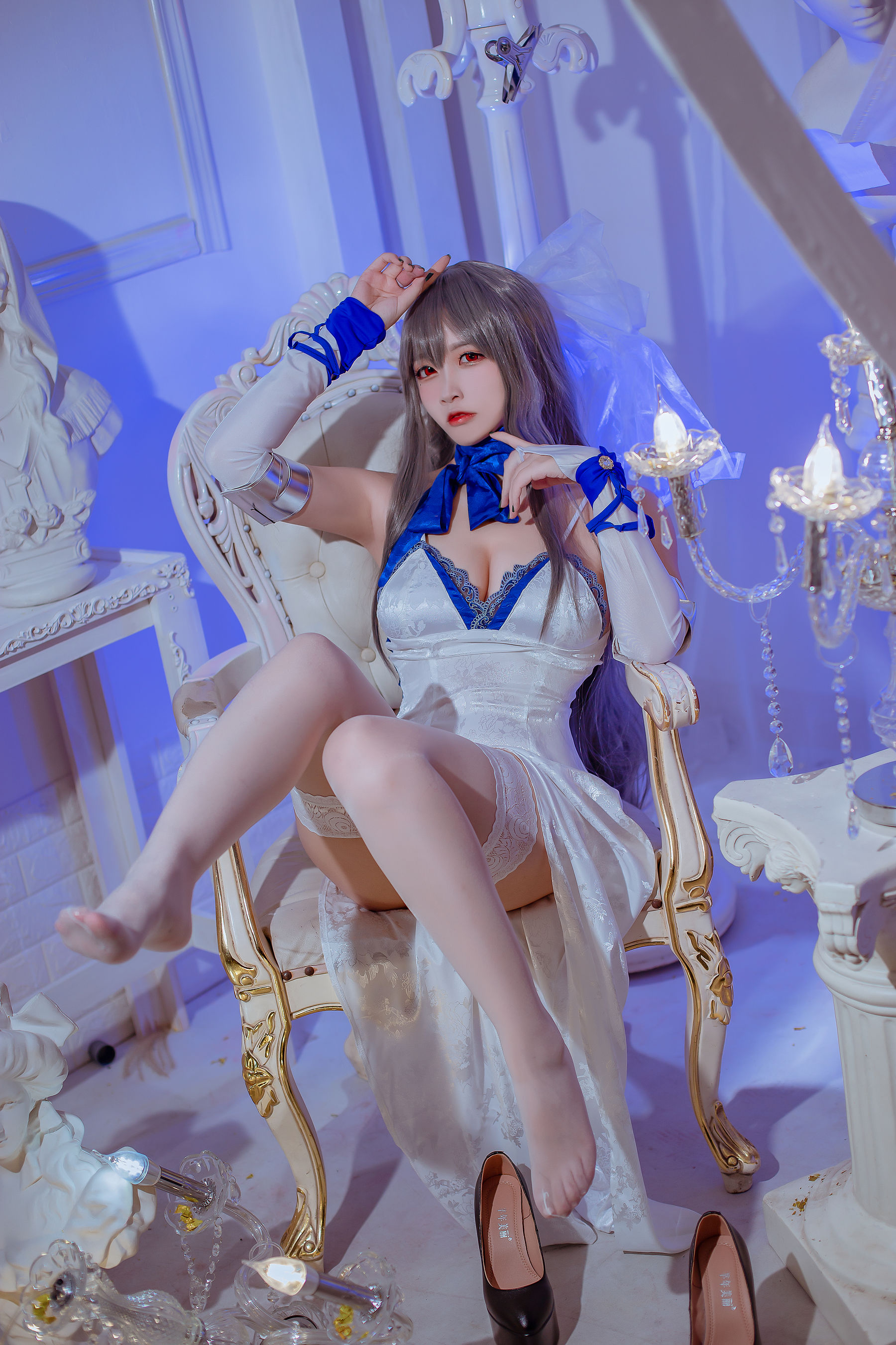 [COS福利] 人气Coser二佐Nisa - 碧蓝航线 路易九世礼服第7张