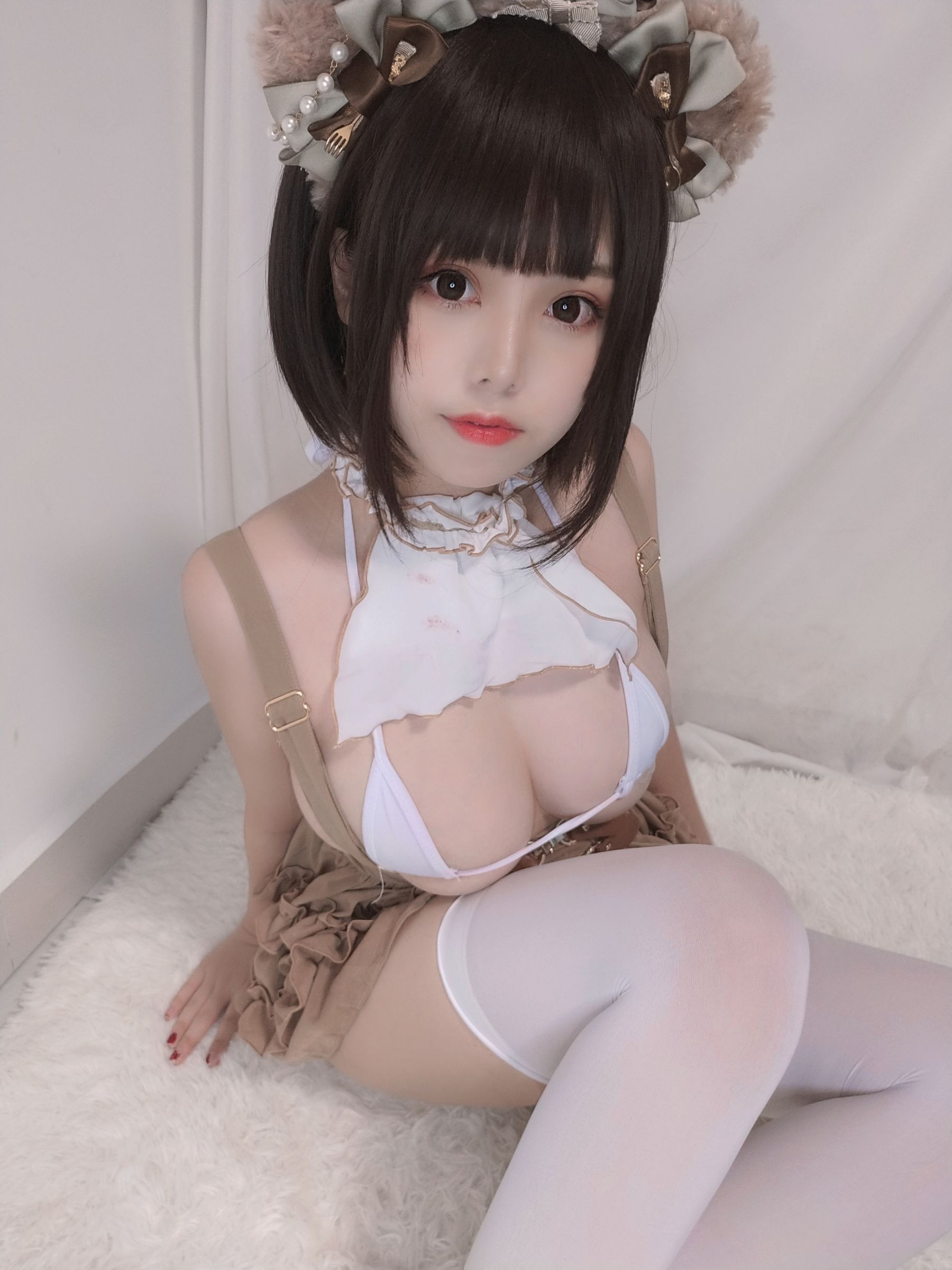 [COS福利] 萌系小姐姐蜜汁猫裘 - 小熊第13张