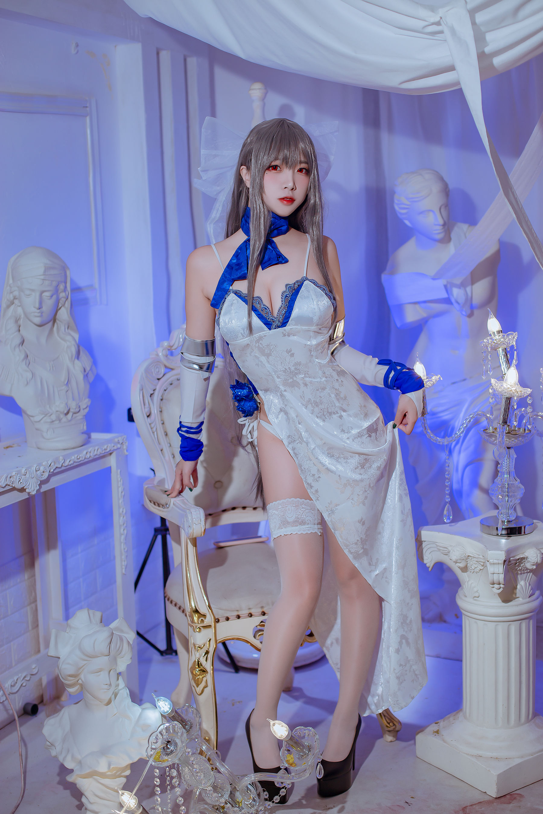 [COS福利] 人气Coser二佐Nisa - 碧蓝航线 路易九世礼服第8张