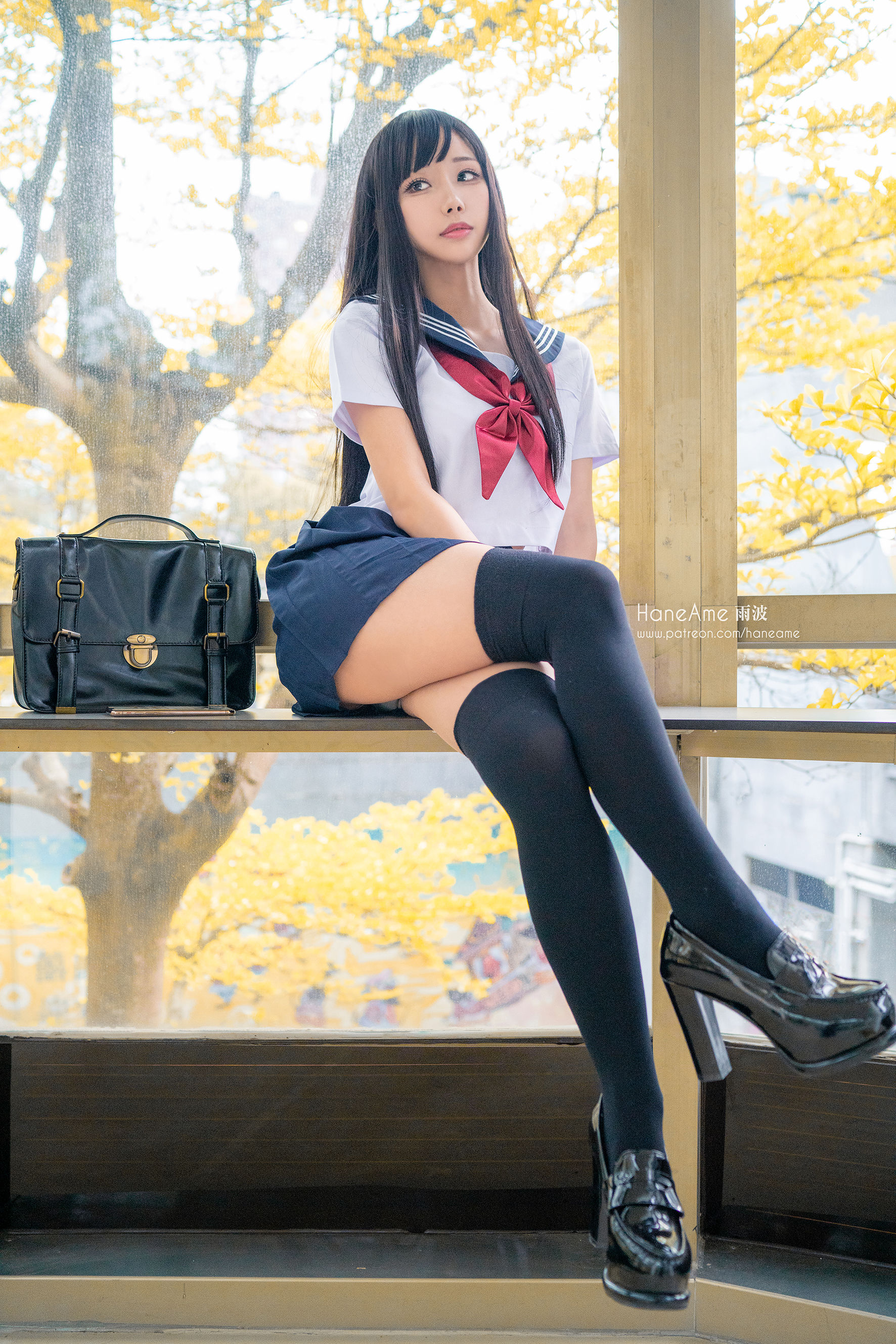 [COS福利] Hane Ame 雨波写真 - JK第5张