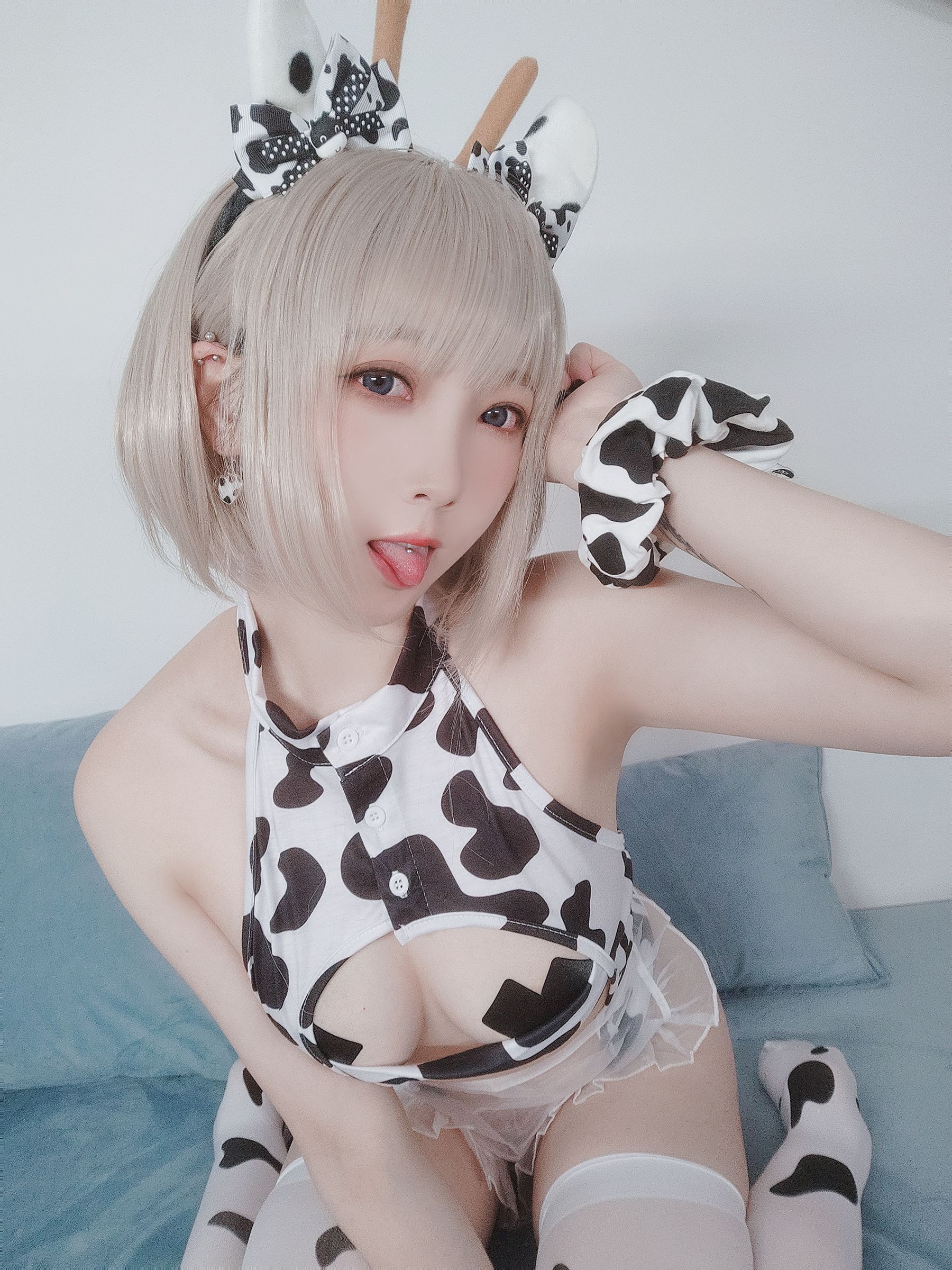[COS福利] 动漫博主弥七Minana - 奶牛第15张