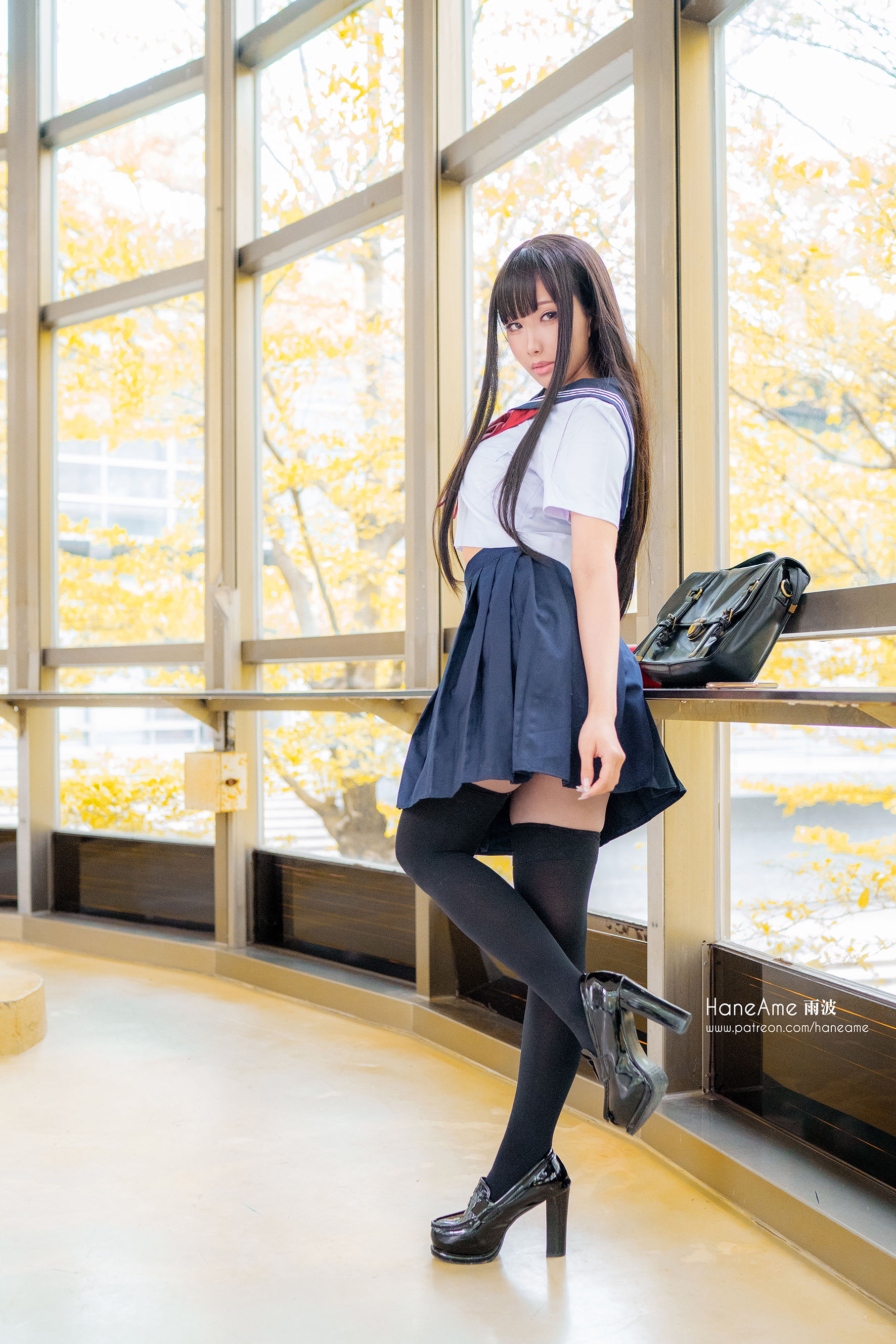 [COS福利] Hane Ame 雨波写真 - JK第3张