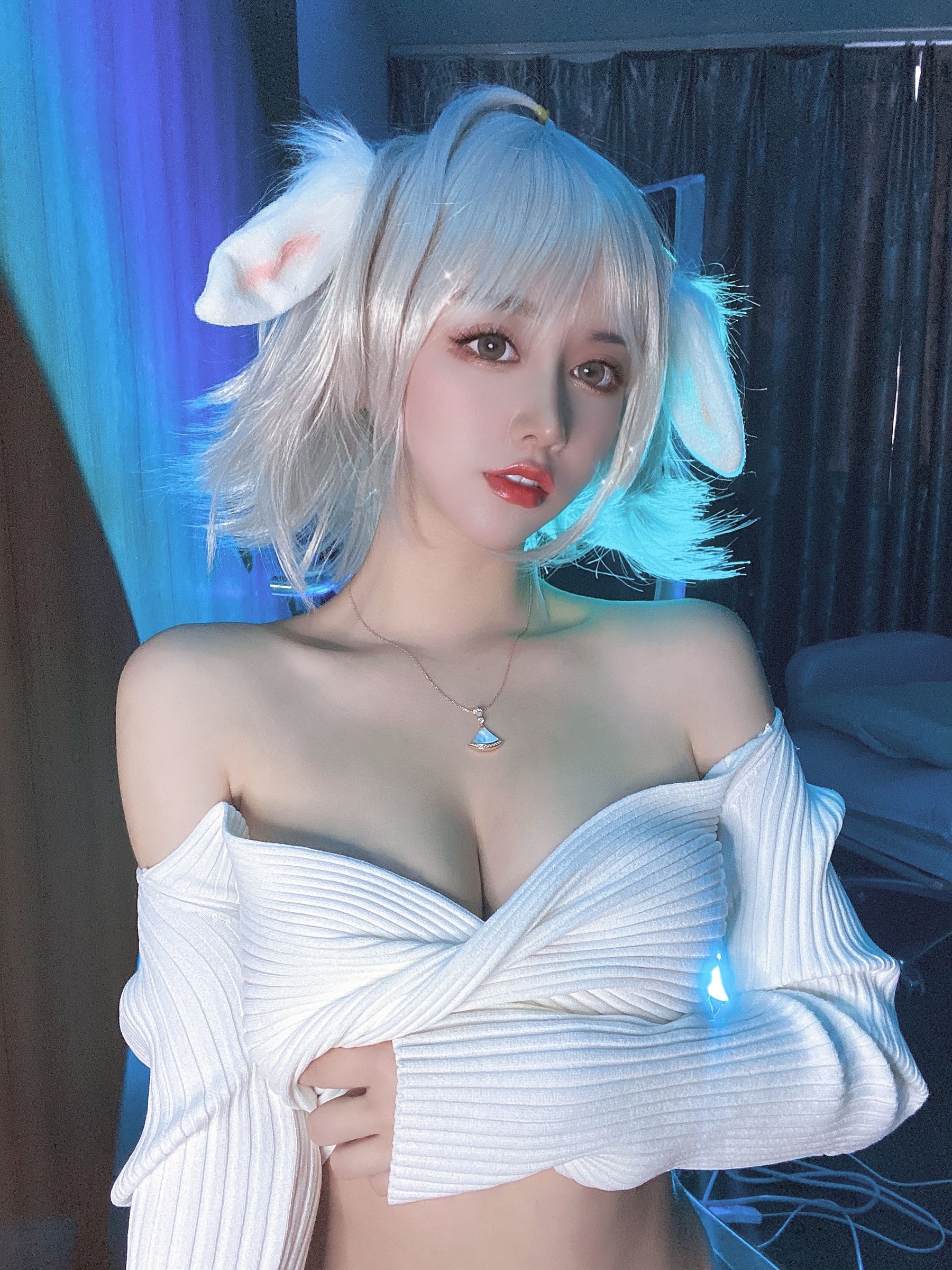 [COS福利] 斗鱼米线线sama写真 - 兔子小姐第17张