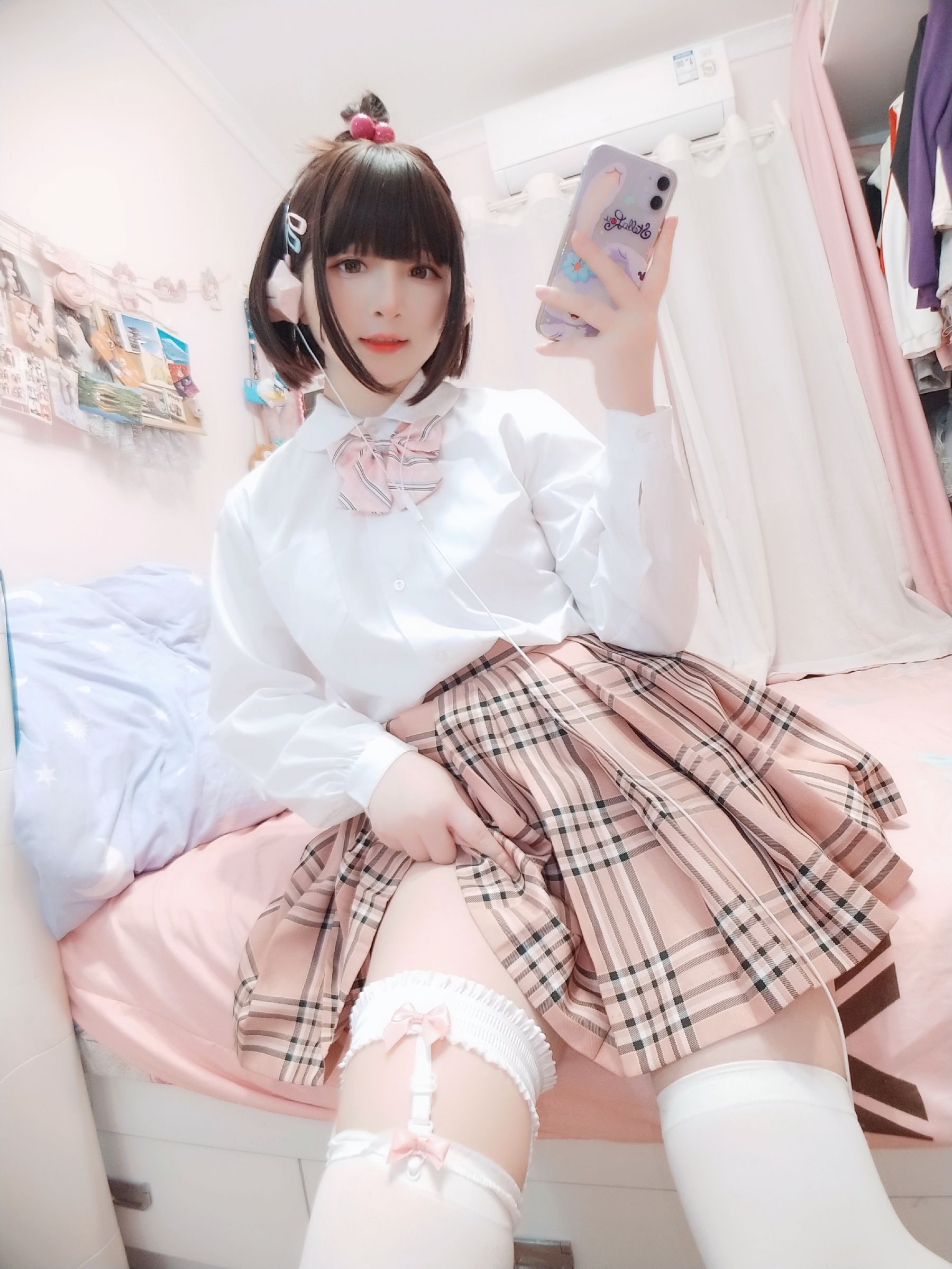 [COS福利] 二次元美女古川kagura - 白丝JK第1张