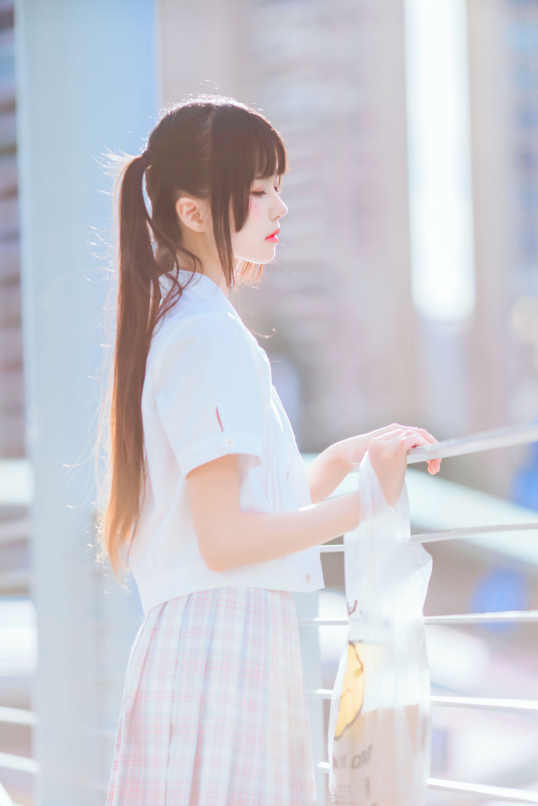 [COS福利] 桜桃喵 - 少女之浅色系第6张