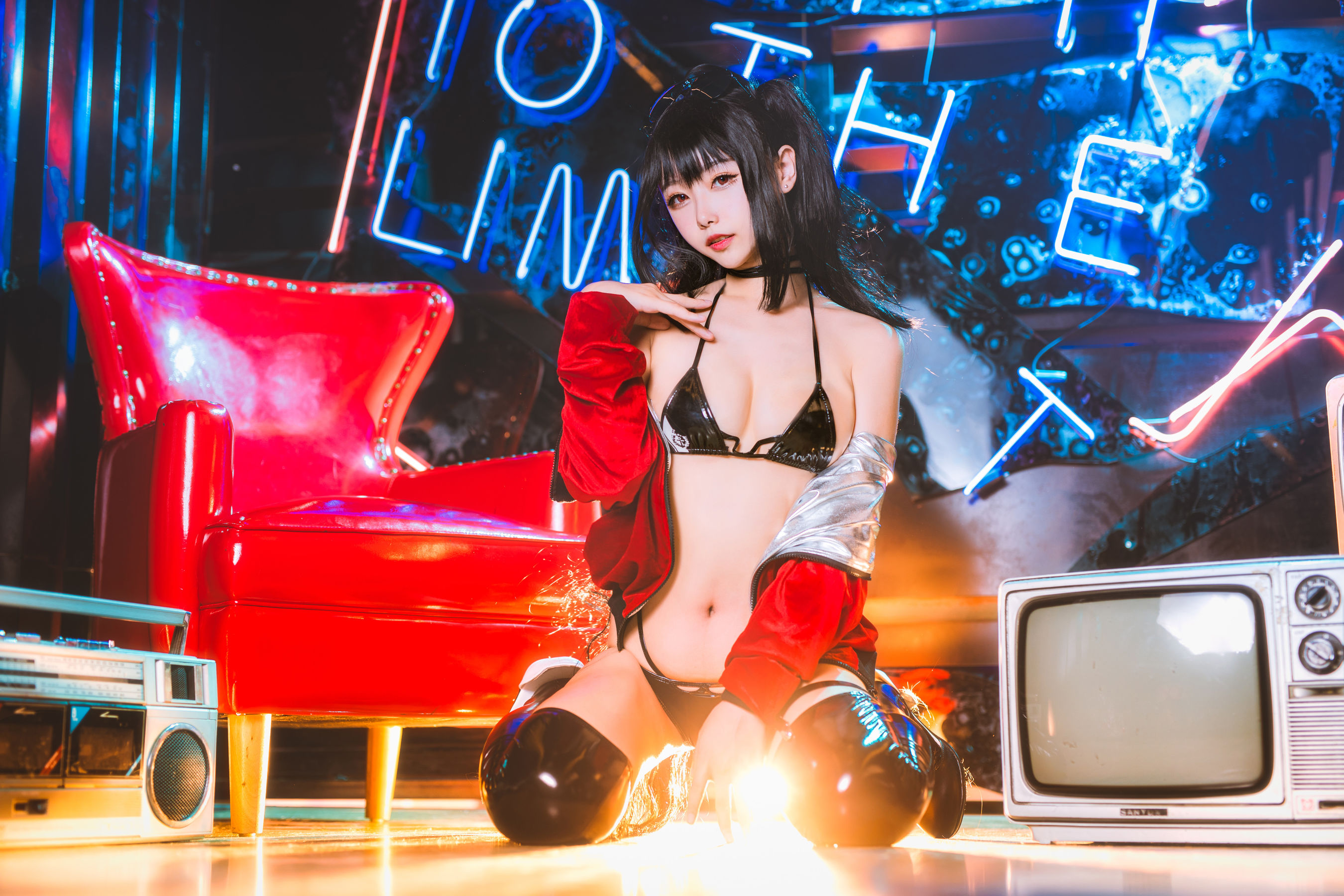 [COS福利] 微博妹子Momoko葵葵 - 大凤之赛车第6张