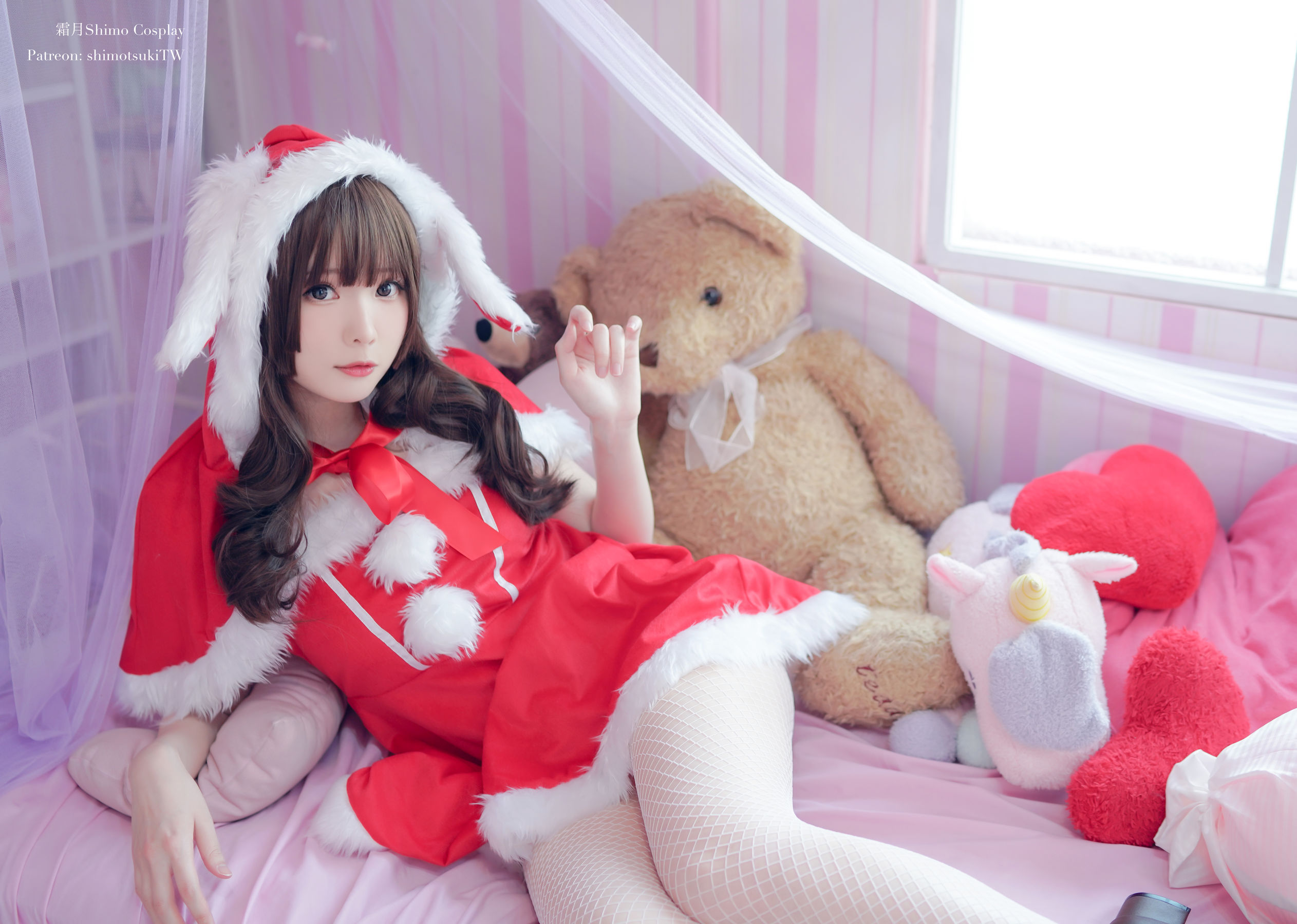 [COS福利] 微博妹纸霜月shimo - 兔子圣诞节第3张