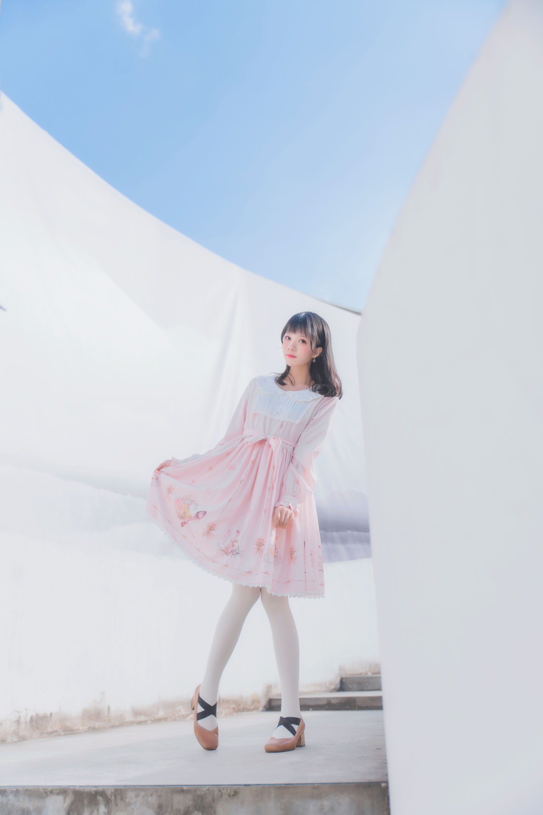 [COS福利] 桜桃喵 - 清新之三月第3张