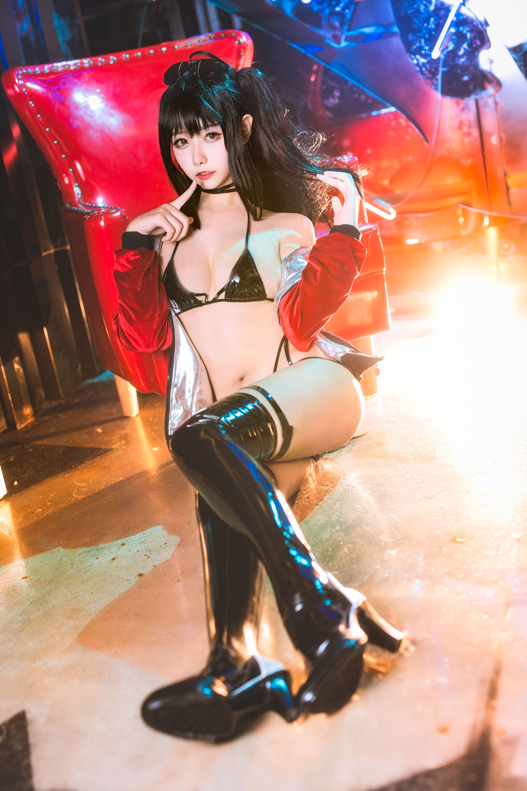 [COS福利] 微博妹子Momoko葵葵 - 大凤之赛车第5张