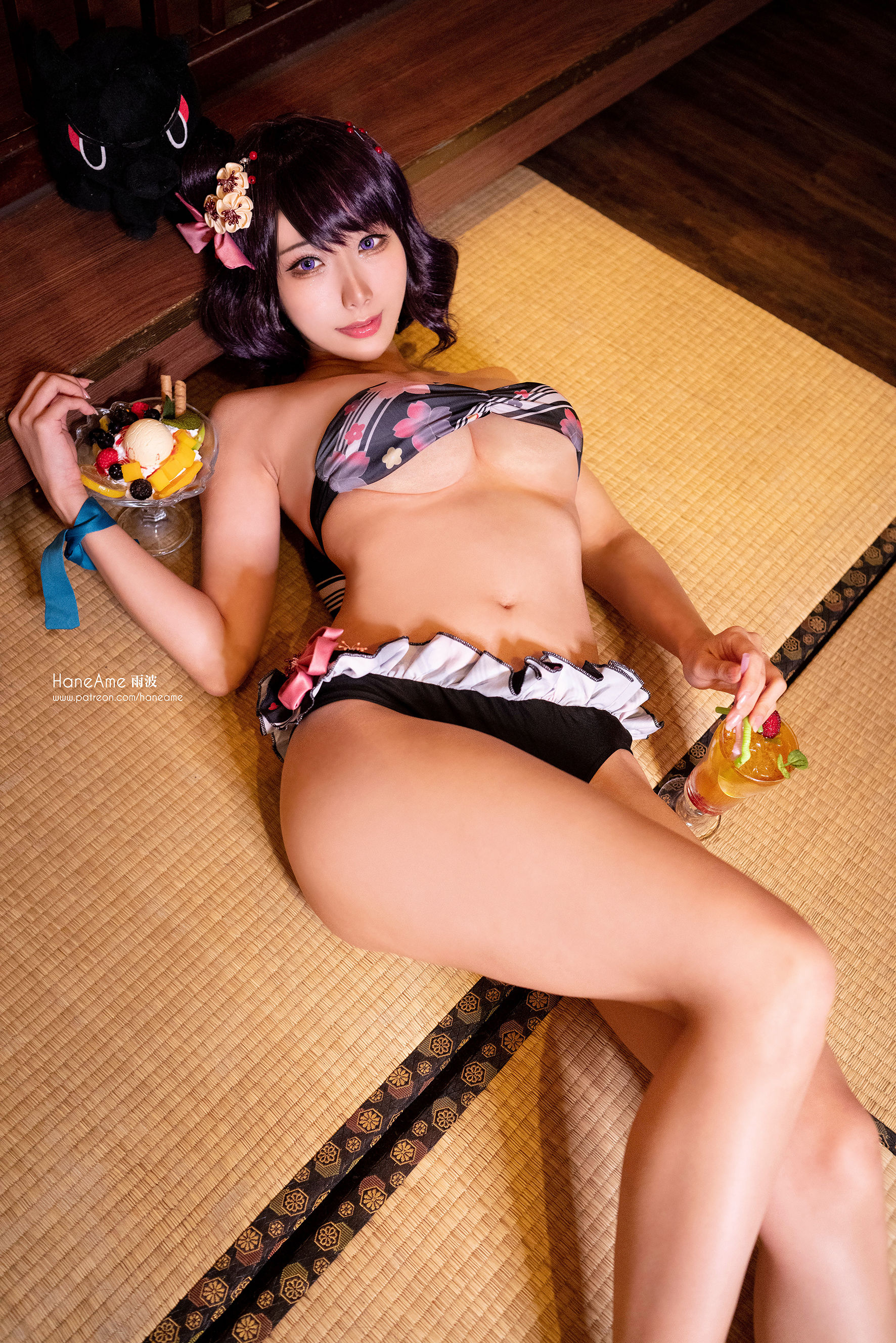 [COS福利] Hane Ame 雨波写真 - 北斋泳装第4张