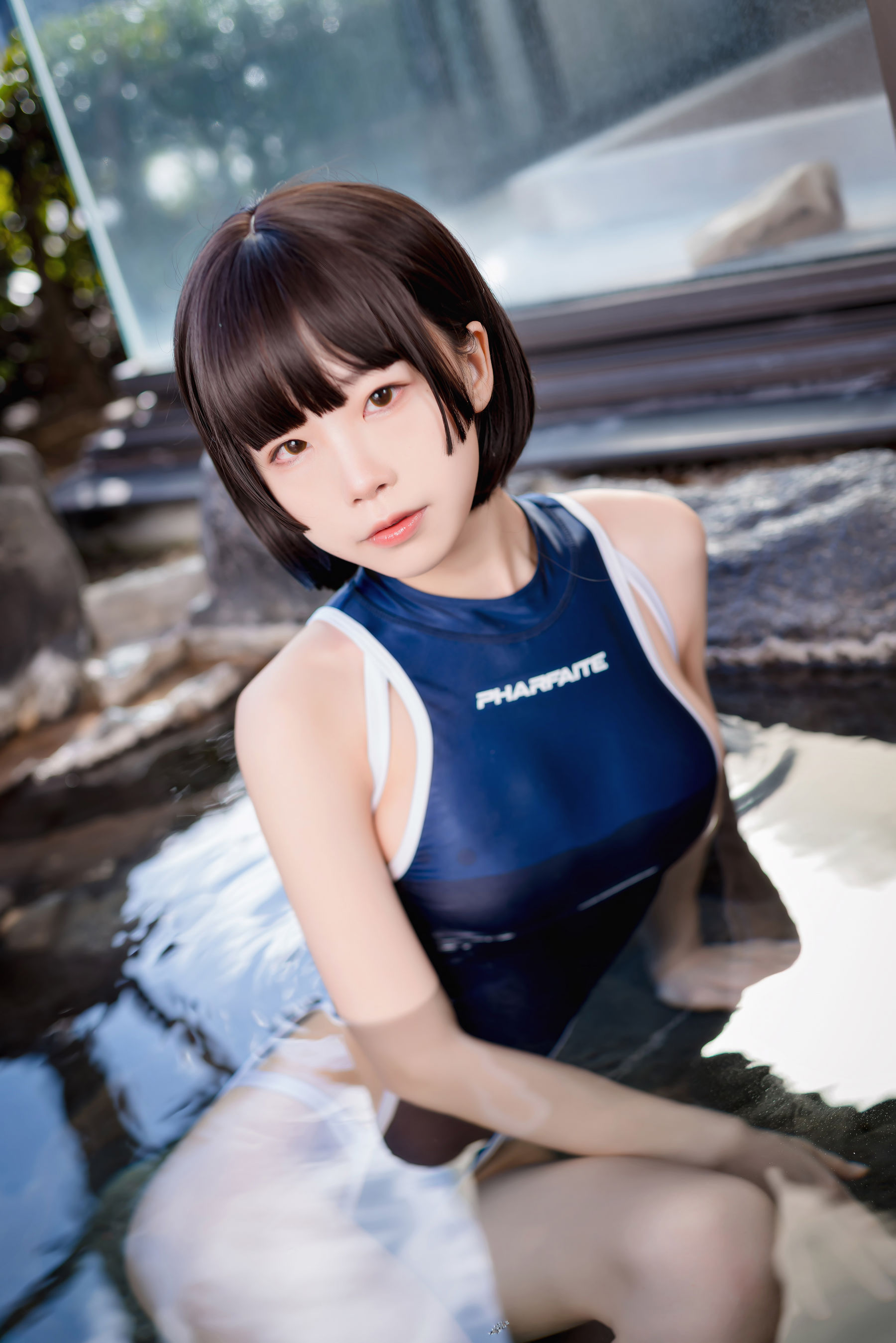 [COS福利] 动漫博主水淼aqua - 竞泳水着第12张