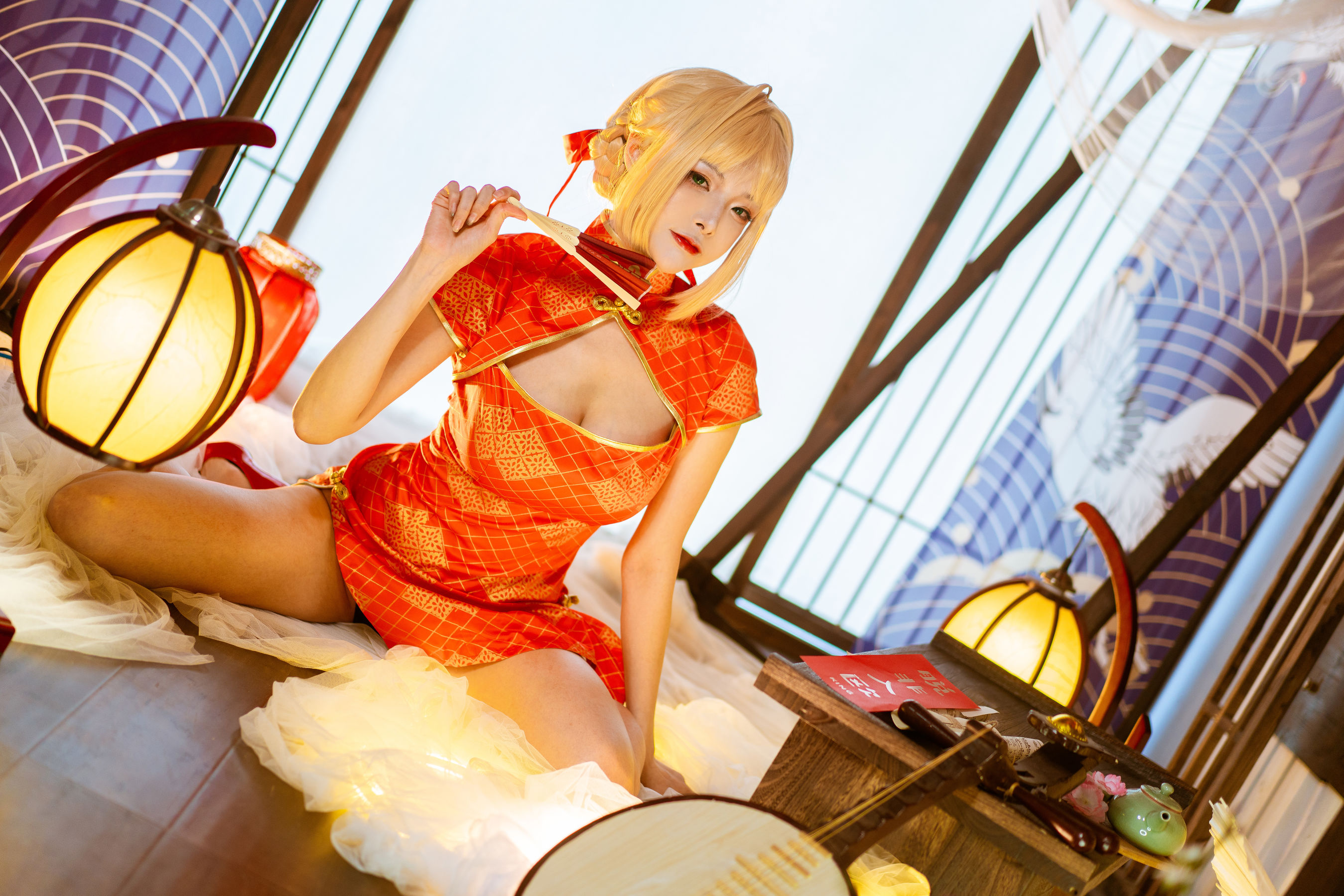 [COS福利] 秋和柯基(夏小秋秋秋) - 尼禄旗袍第1张