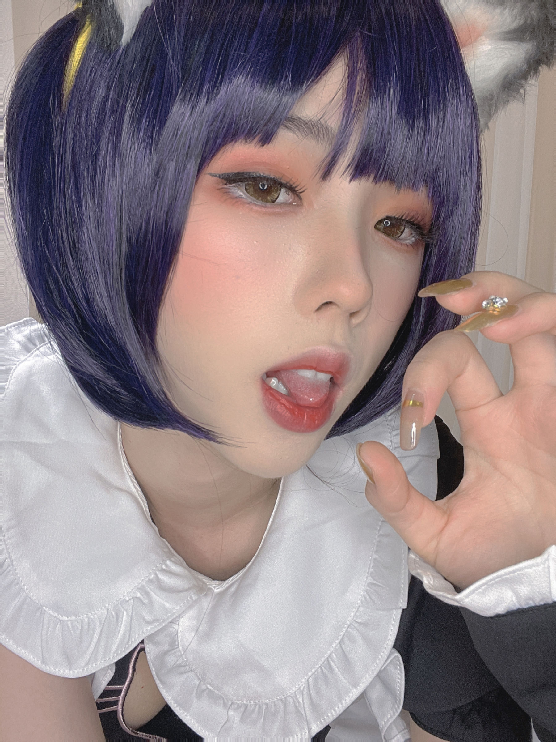 [福利COS] 钛合金大粑粑 - 女仆自拍第7张