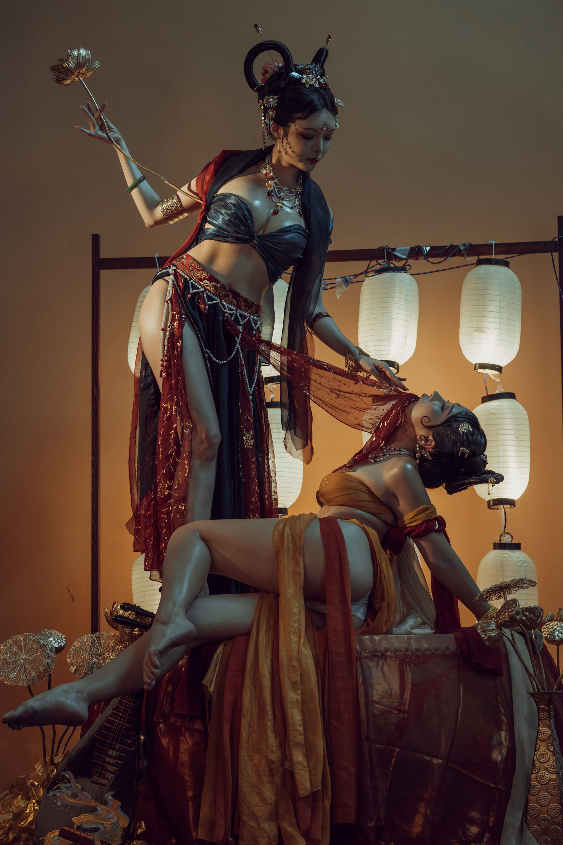 [福利COS] 秋和柯基(夏小秋秋秋) &amp; 奶桃  - 红尘梦第11张