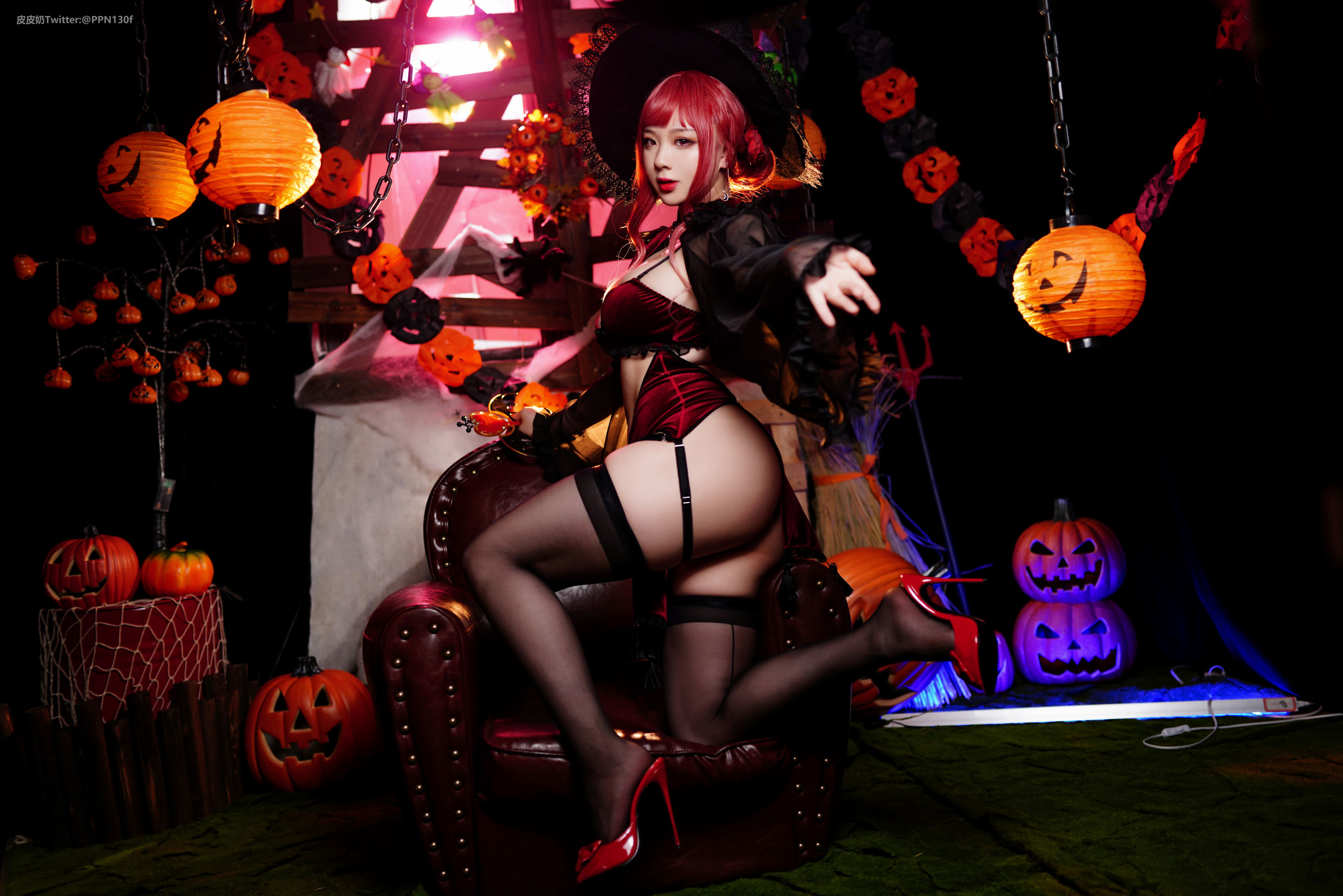 [福利COS] 皮皮奶可可爱了啦 - 万圣节女巫第6张