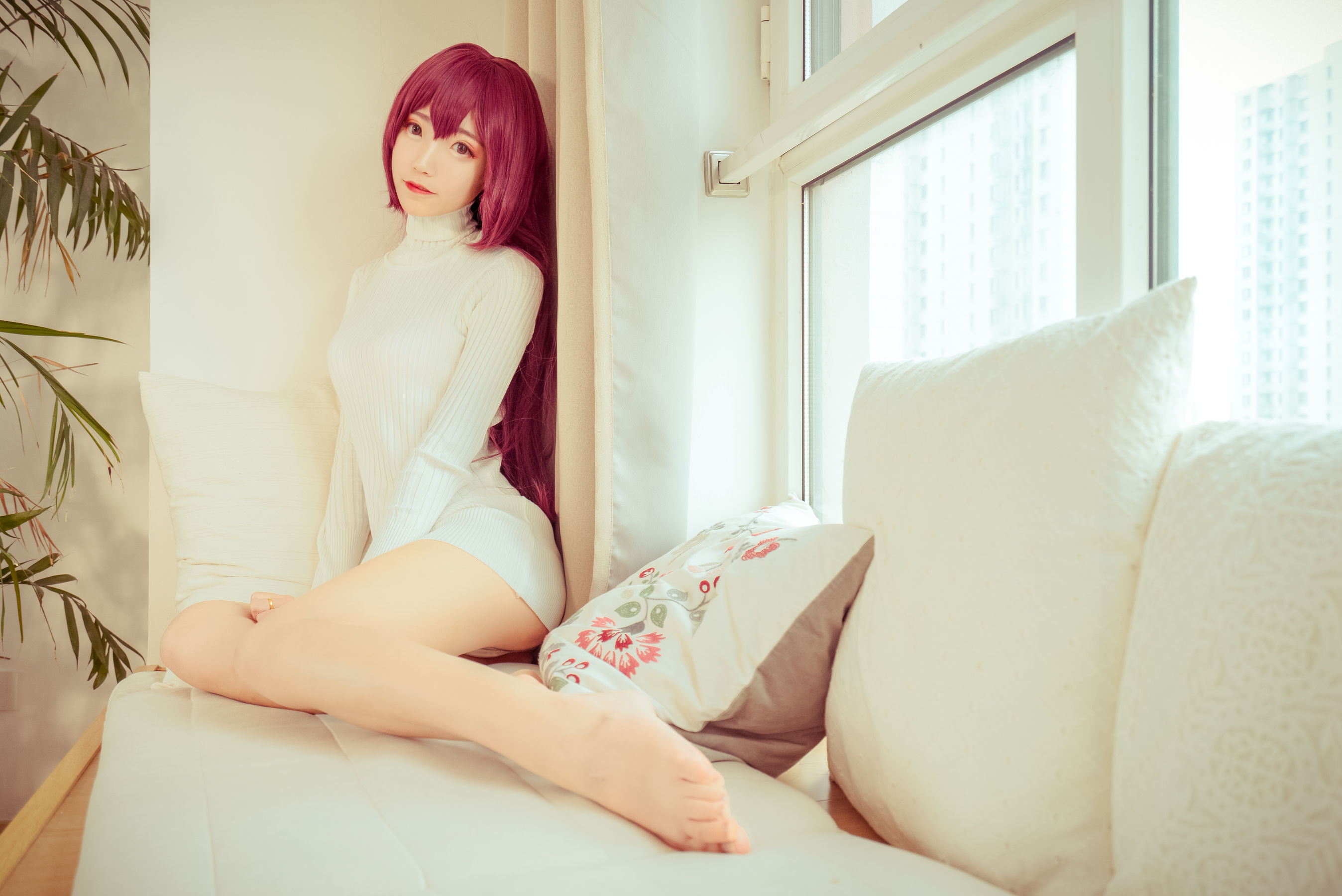 [福利COS] 然理理 - 斯卡哈毛衣第7张