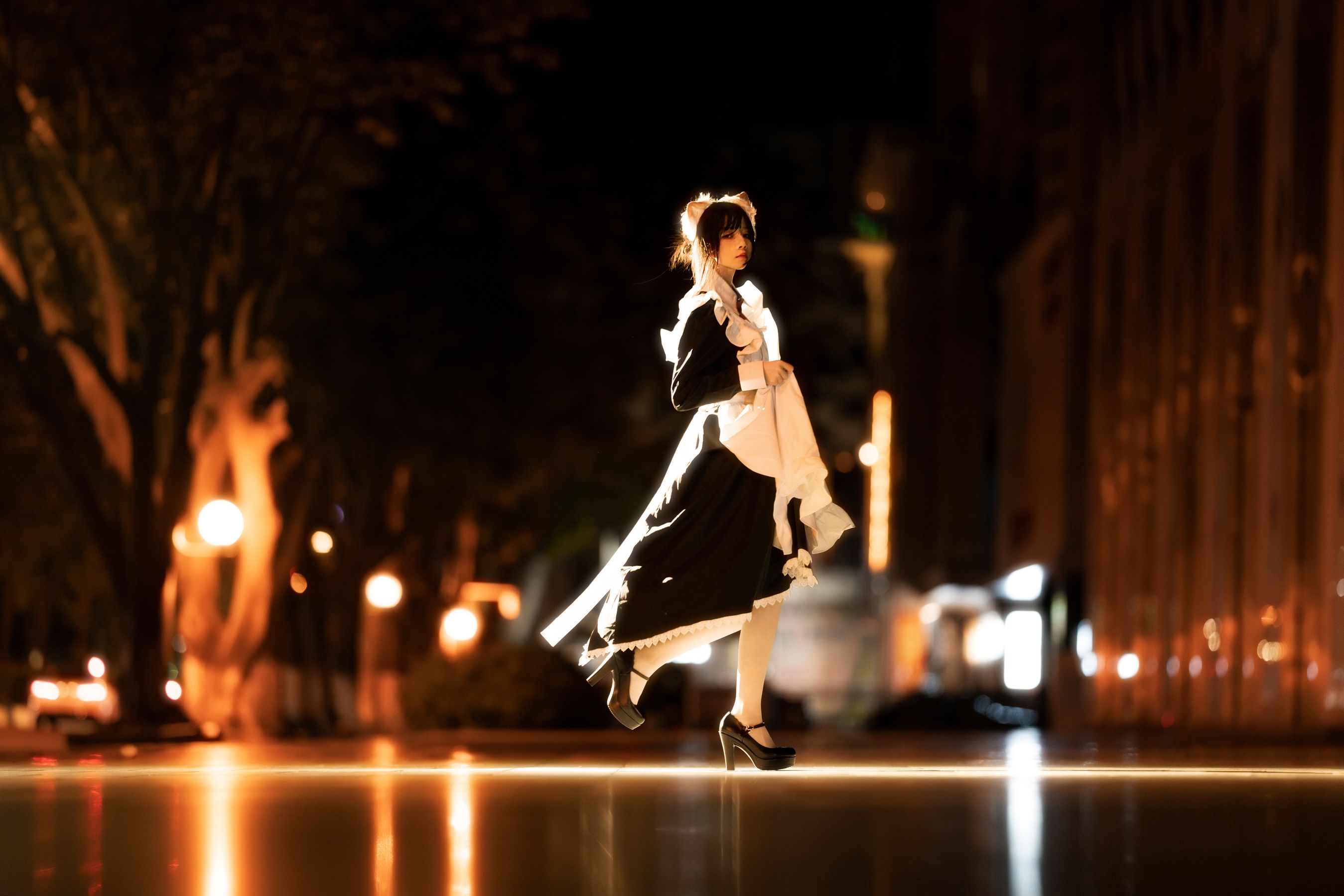 [福利COS] 桜桃喵 - 长裙妹抖第37张