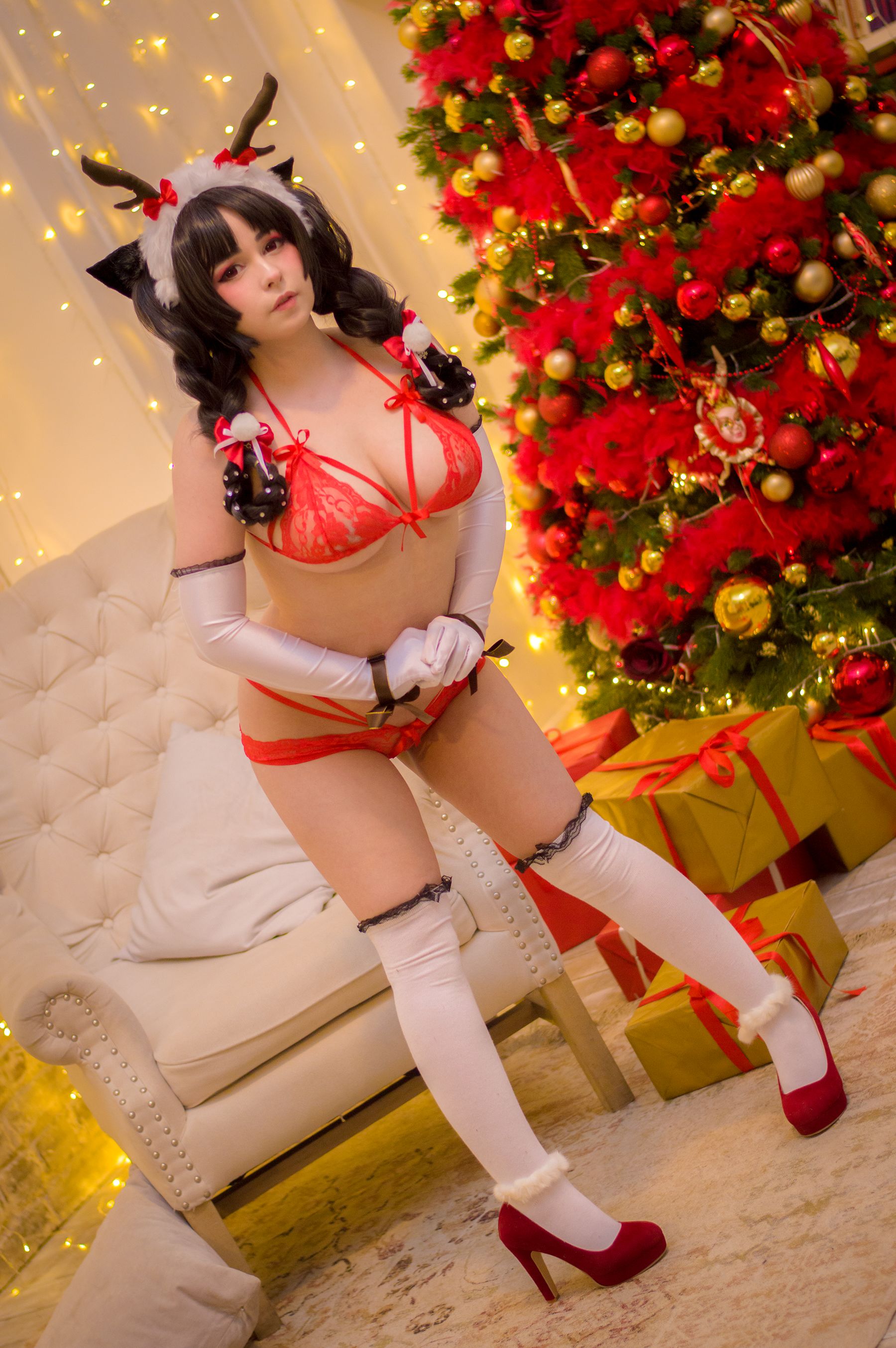 [福利COS] Yoshinobi - Ooshio Xmas (Azur Lane)第8张