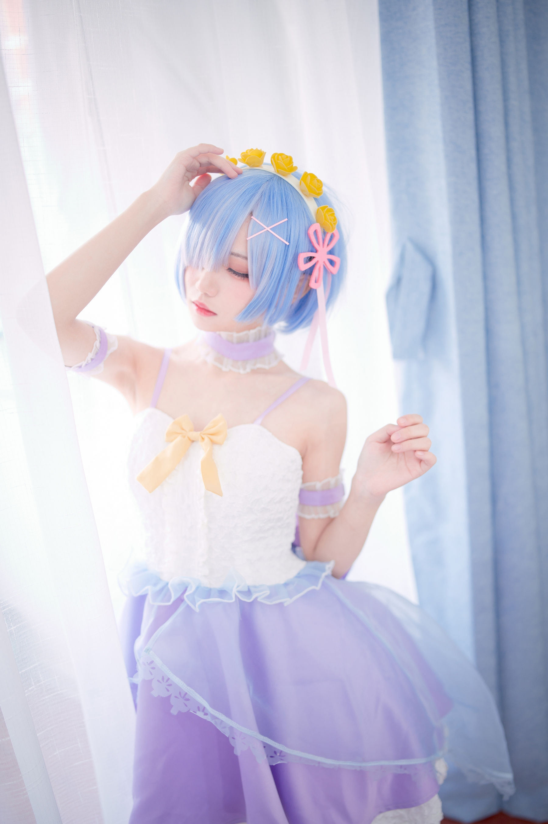 [福利COS] 花柒Hana - 天使蕾姆第5张