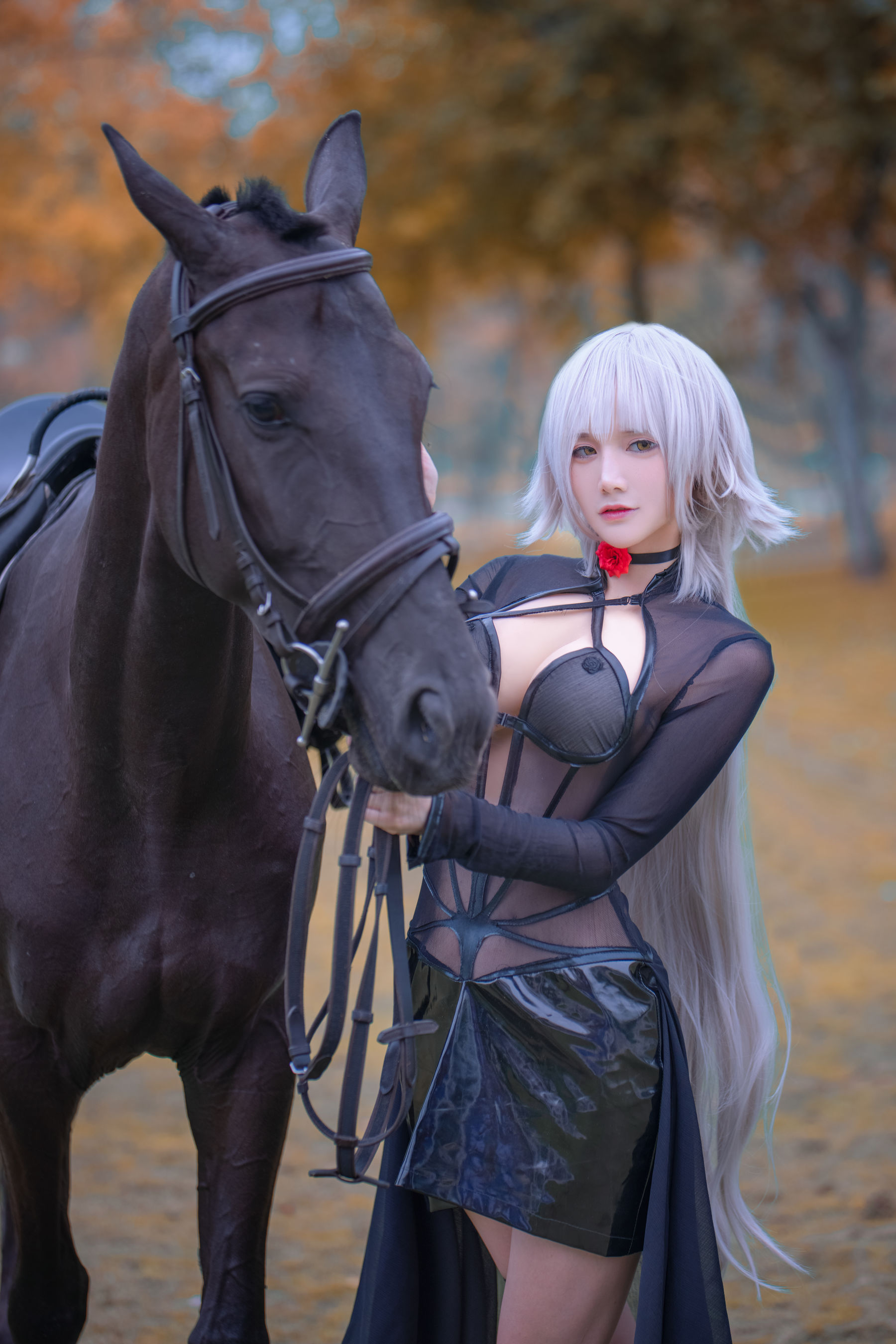 [福利COS] COS妹子仙九Airi - 黑贞马会第1张