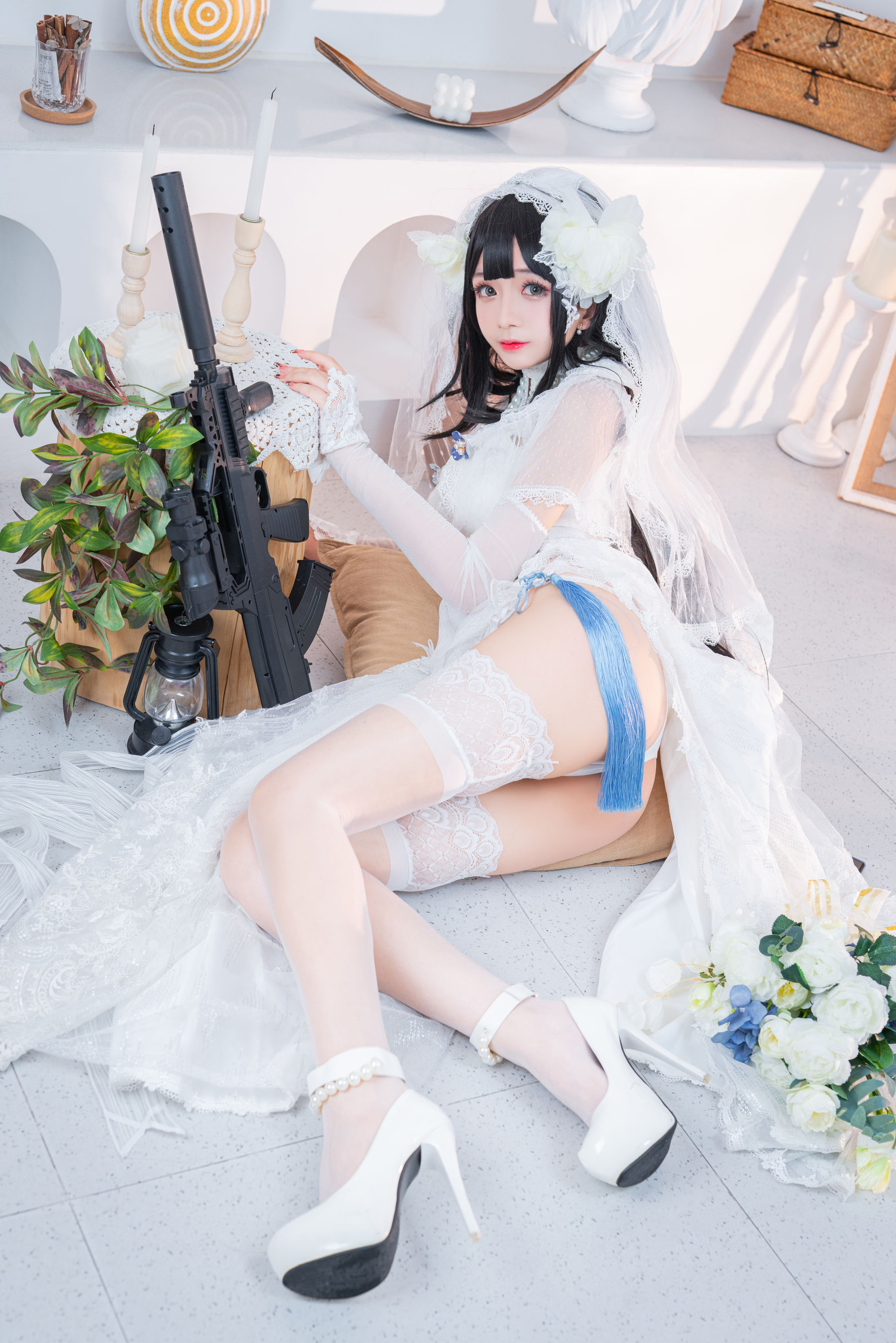 [福利COS] Cosplay日奈娇 - 95式婚纱第4张