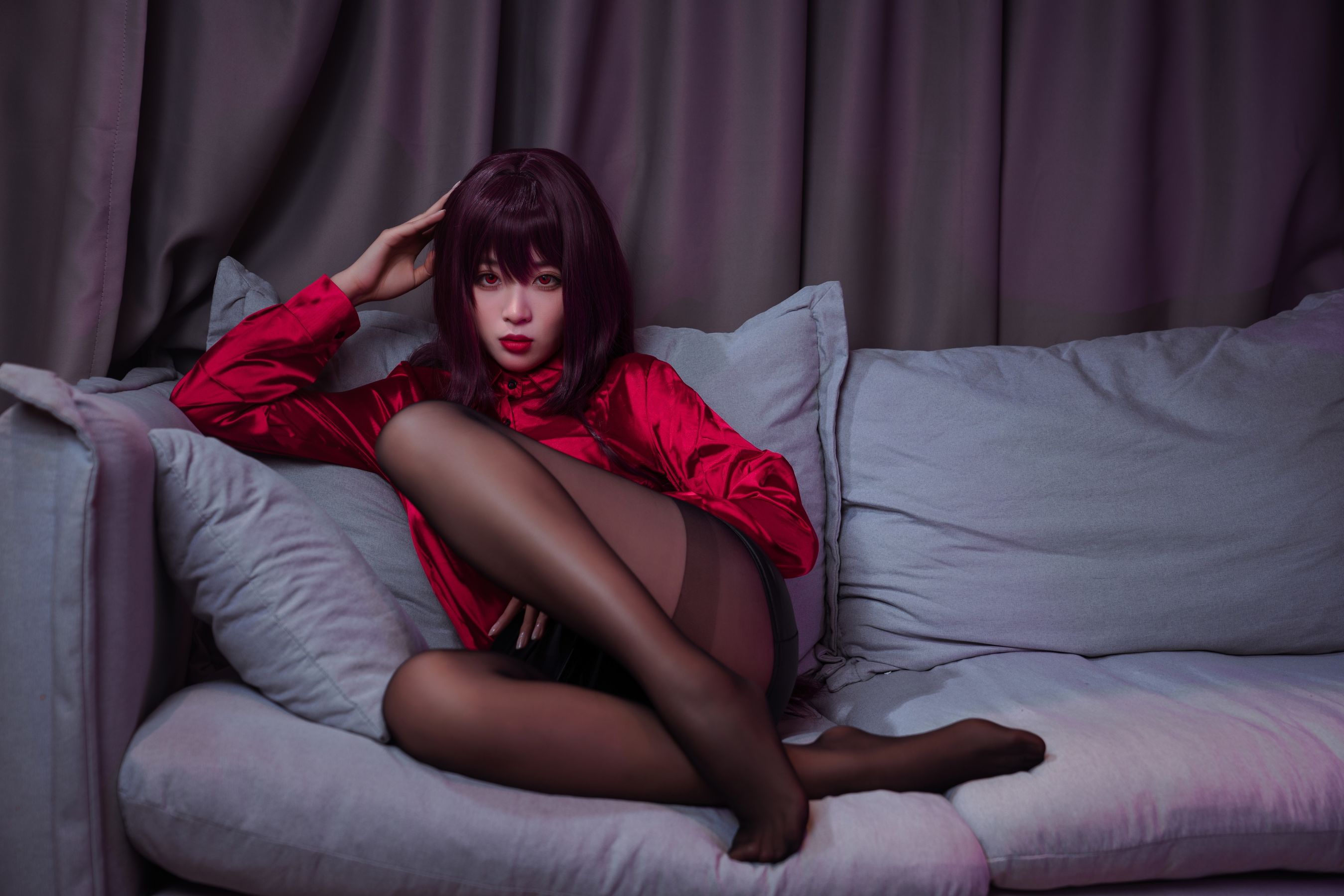 [网红COS] 轩萧学姐 - 师匠OL第6张