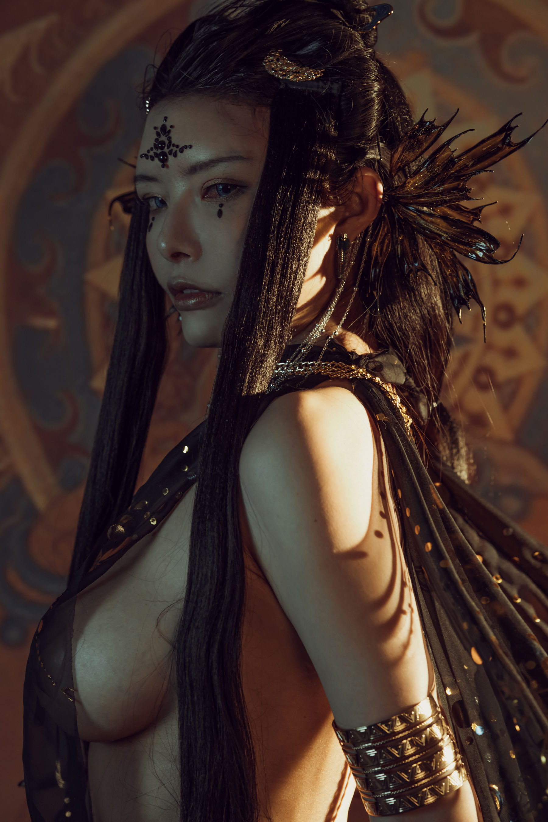 [网红COS] 秋和柯基(夏小秋秋秋) - 黑敦煌第5张