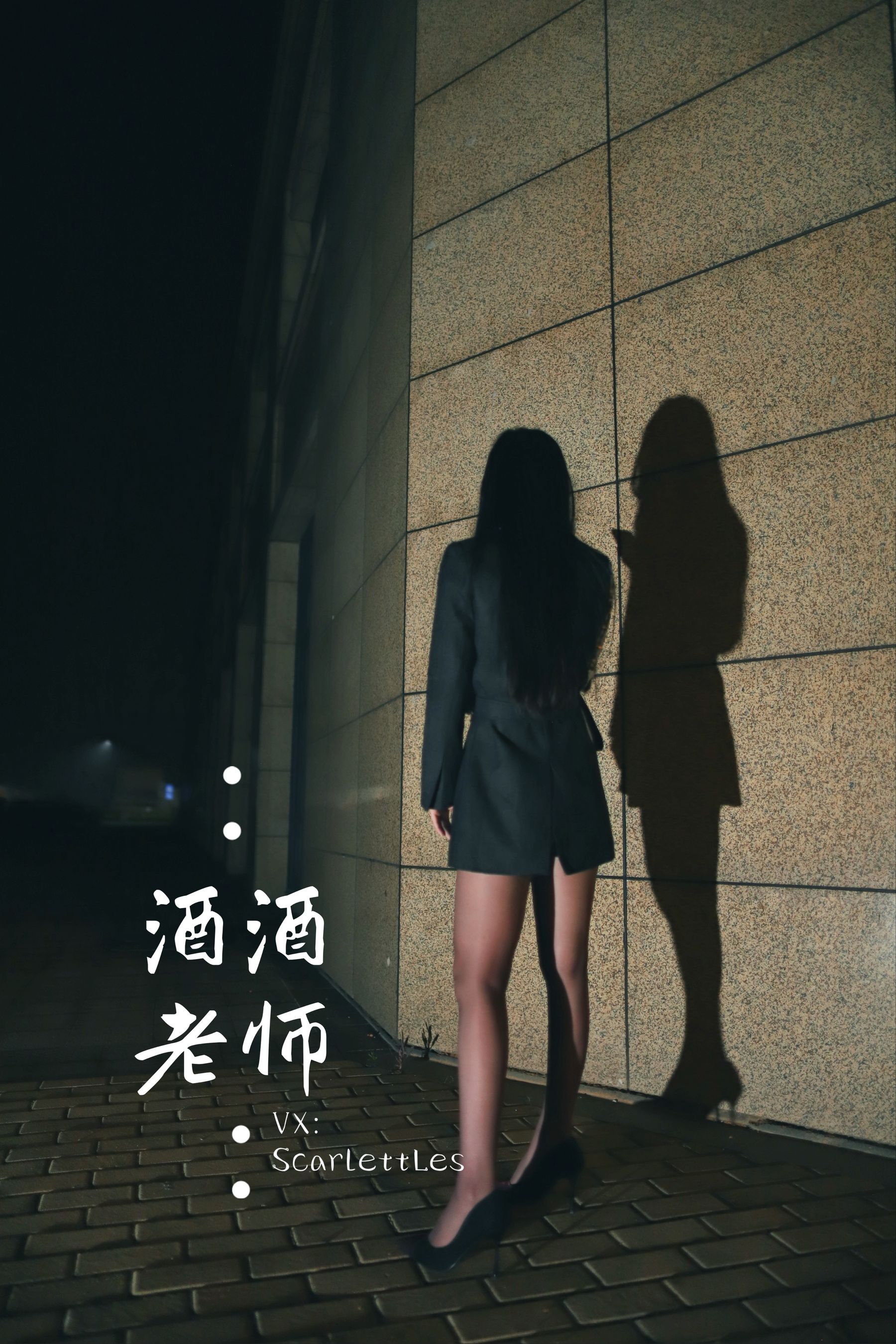 [网红COS] 酒酒老师 - 司机先生，喜欢紫色丝吗？第3张