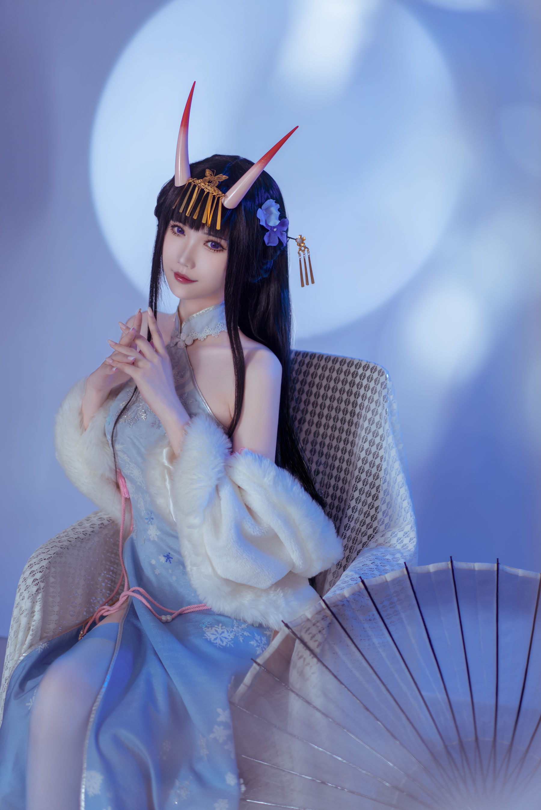 [网红COS] 花兮_honoka - 能代 冬雪沁香第5张