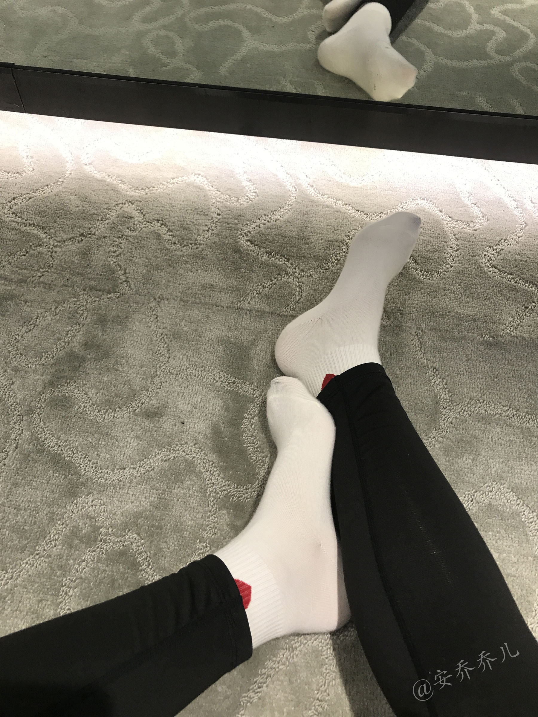 [福利COS] 安乔乔儿(Nia乔乔) No.019 健身房白袜第9张