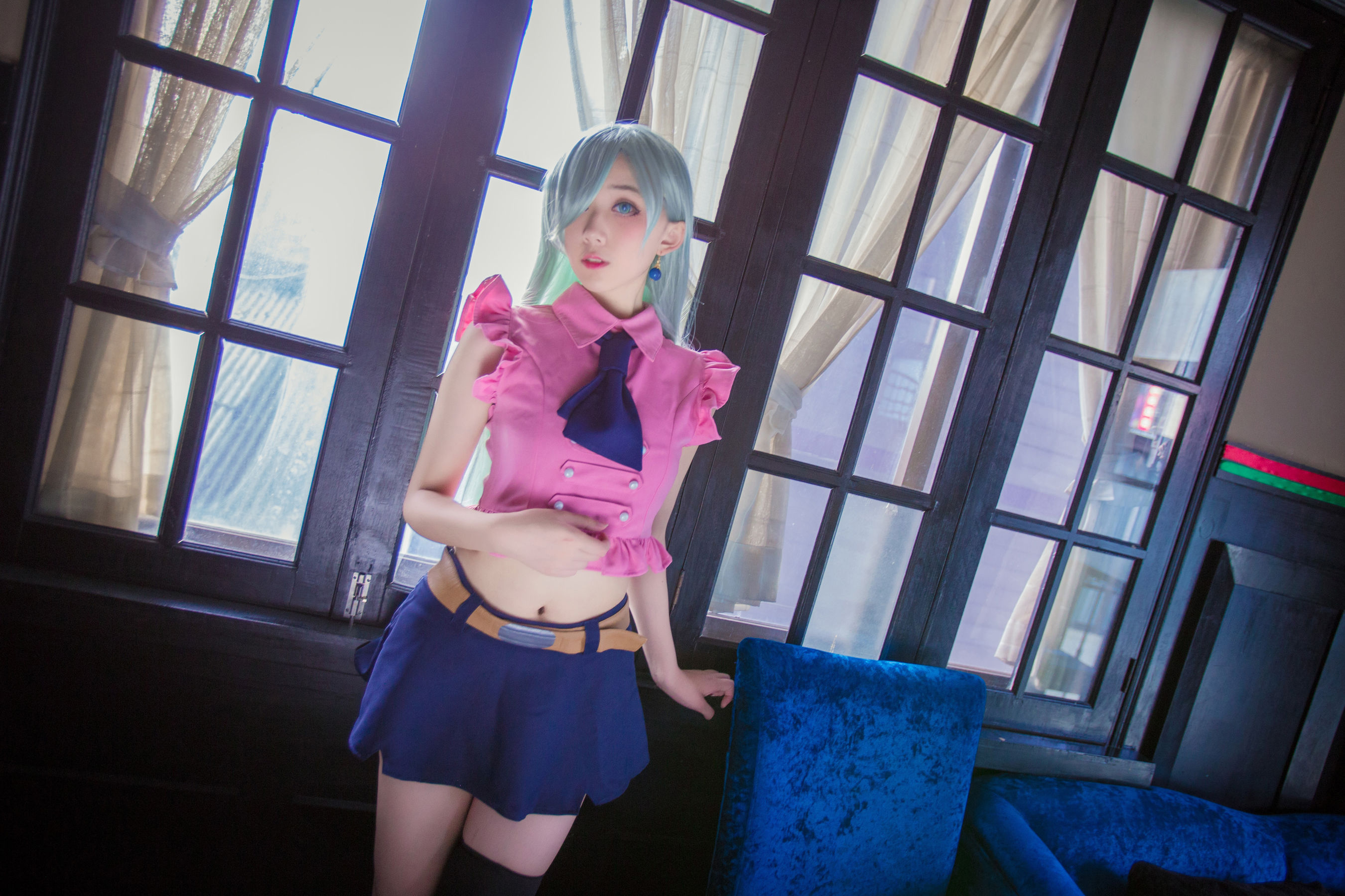 [福利COS] 动漫博主浅野菌子 - 七原罪 伊丽莎白・里昂妮丝第5张