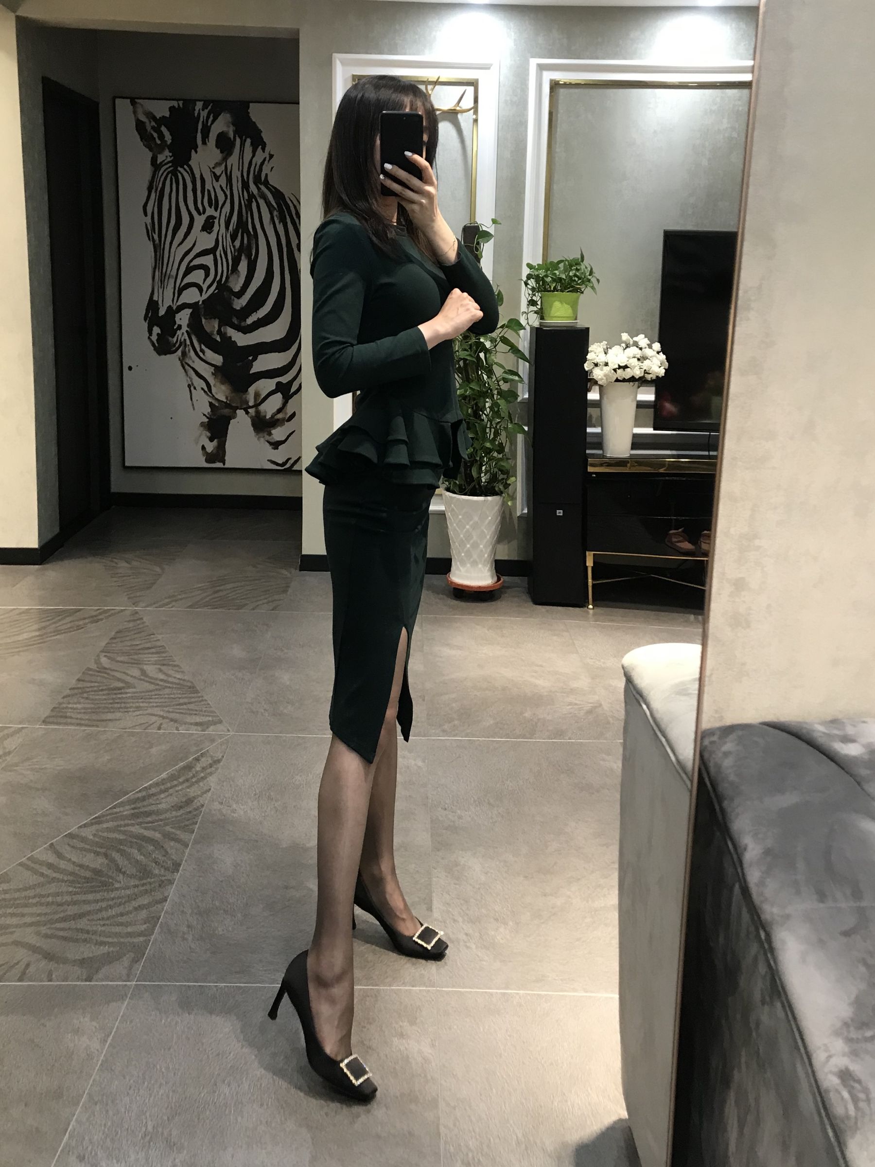 [福利COS] 丝足博主麋鹿_Monroe 2020.04.30 贵妇丝足第4张