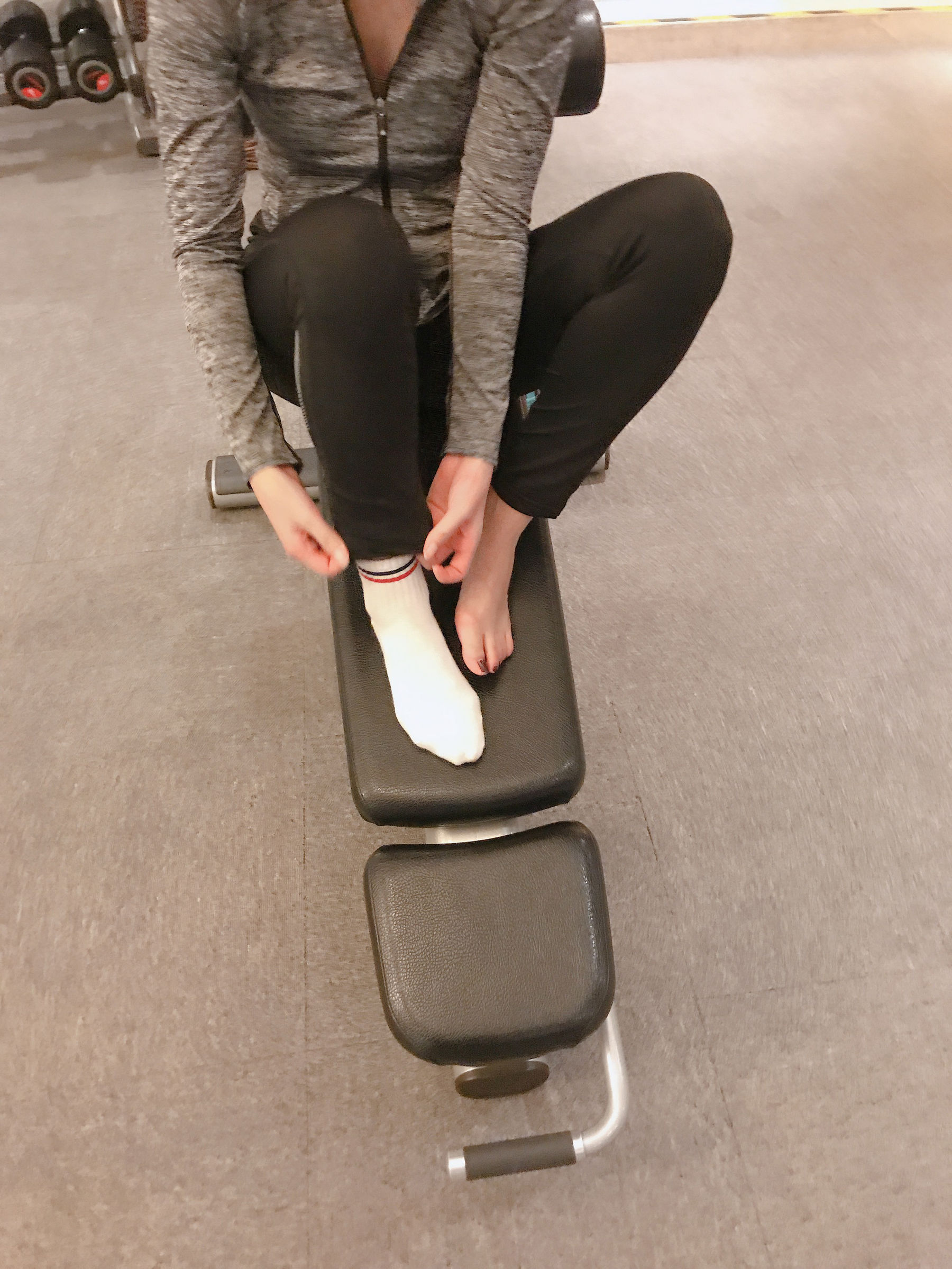 [福利COS] 安乔乔儿(Nia乔乔) No.019 健身房白袜第29张