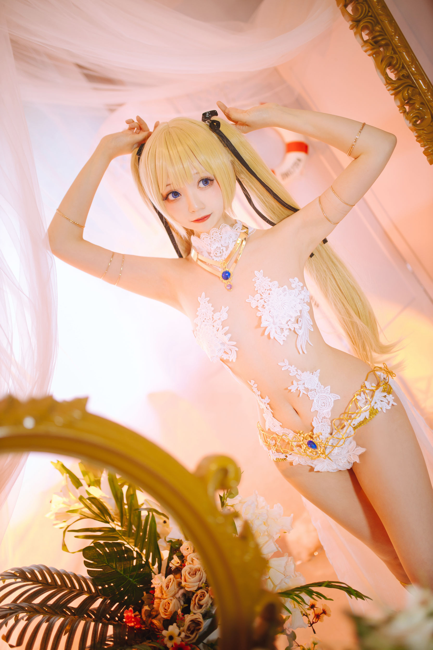 [福利COS] 小野寺地瓜 - 玛丽萝丝 天使翅膀第7张