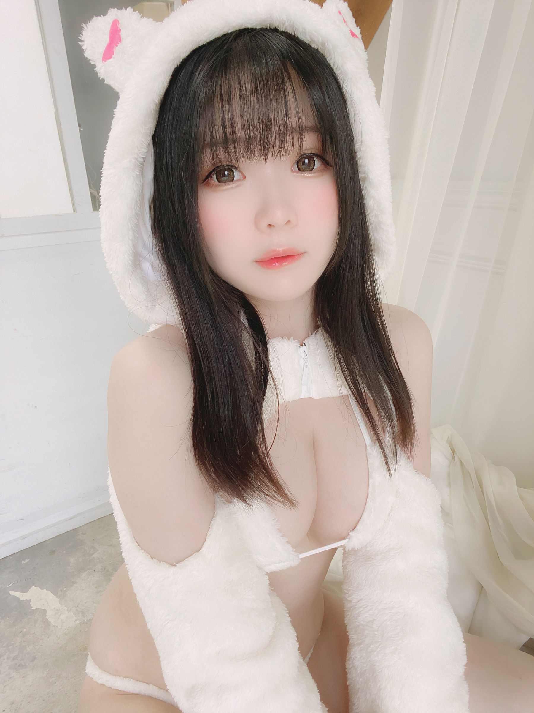 [福利COS] 微博妹纸霜月shimo - もこもこうさぎ第4张