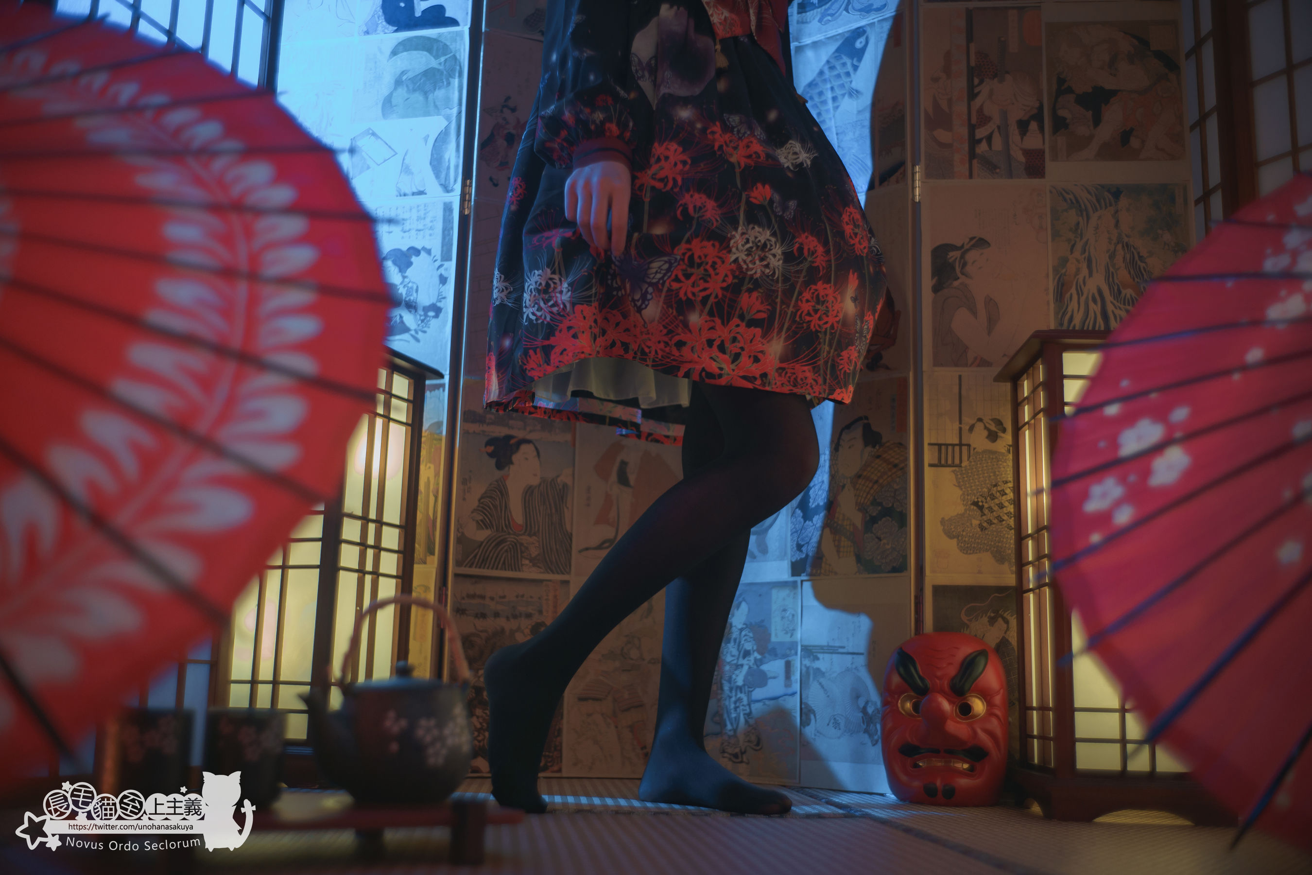 [福利COS] 福利姬木花琳琳是勇者 - 彼岸花の咲く夜に第3张