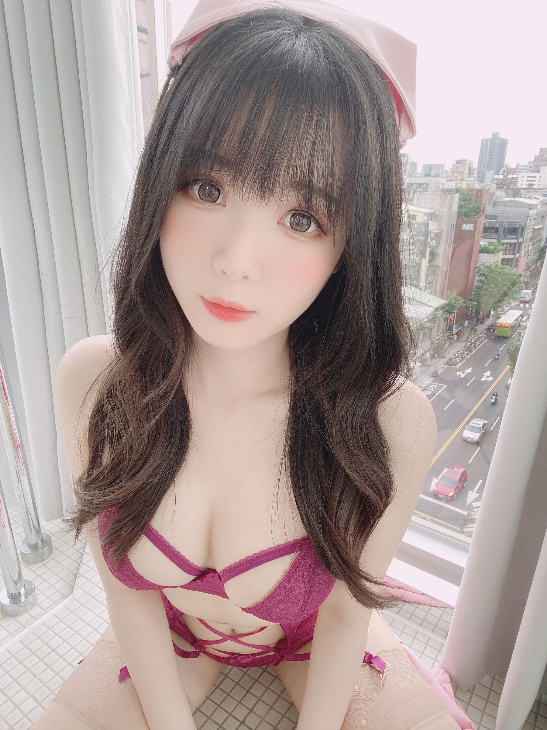 [福利COS] 微博妹纸霜月shimo - ピンクナース__第3张