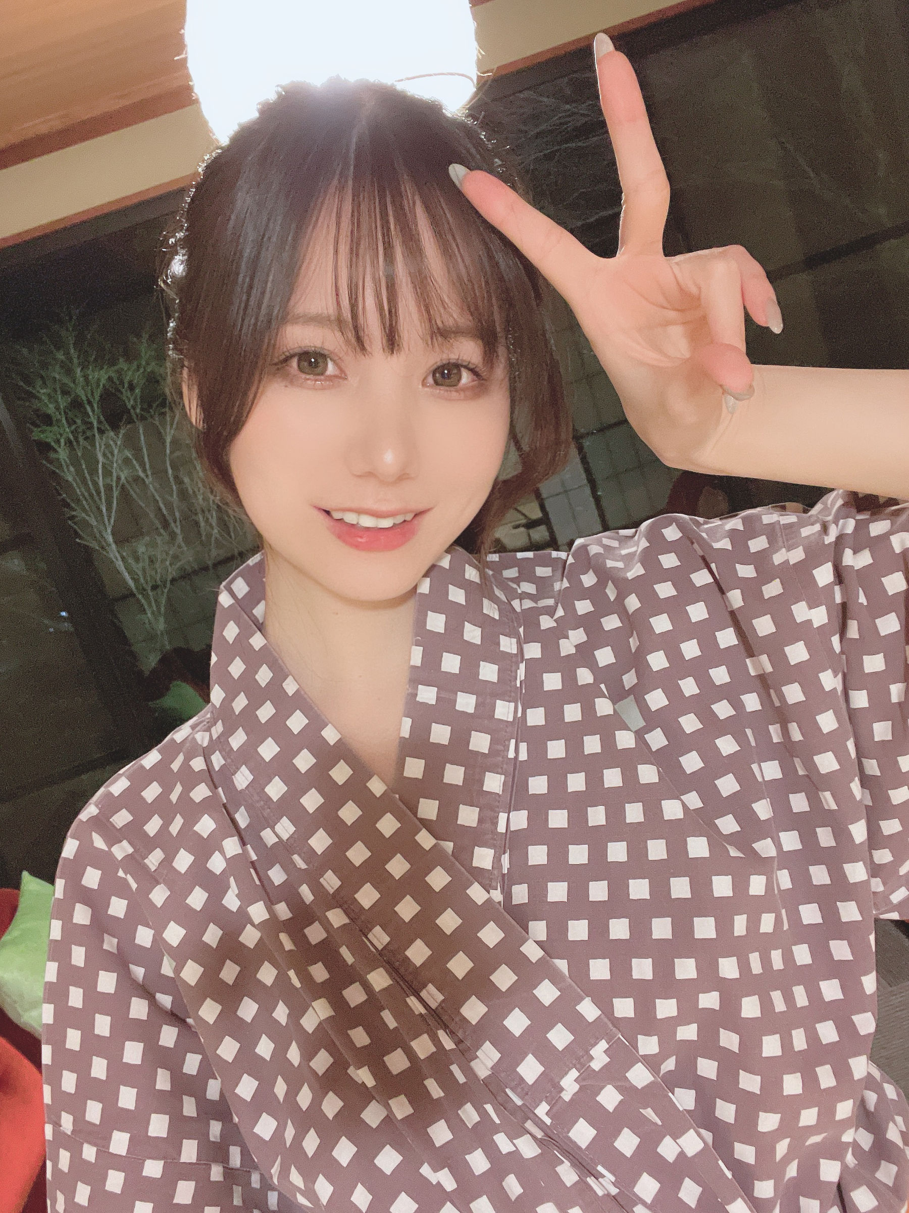 [福利COS] 日本甜美COSERけんけん[fantia] 20220111-石川観光 温泉浴衣第7张