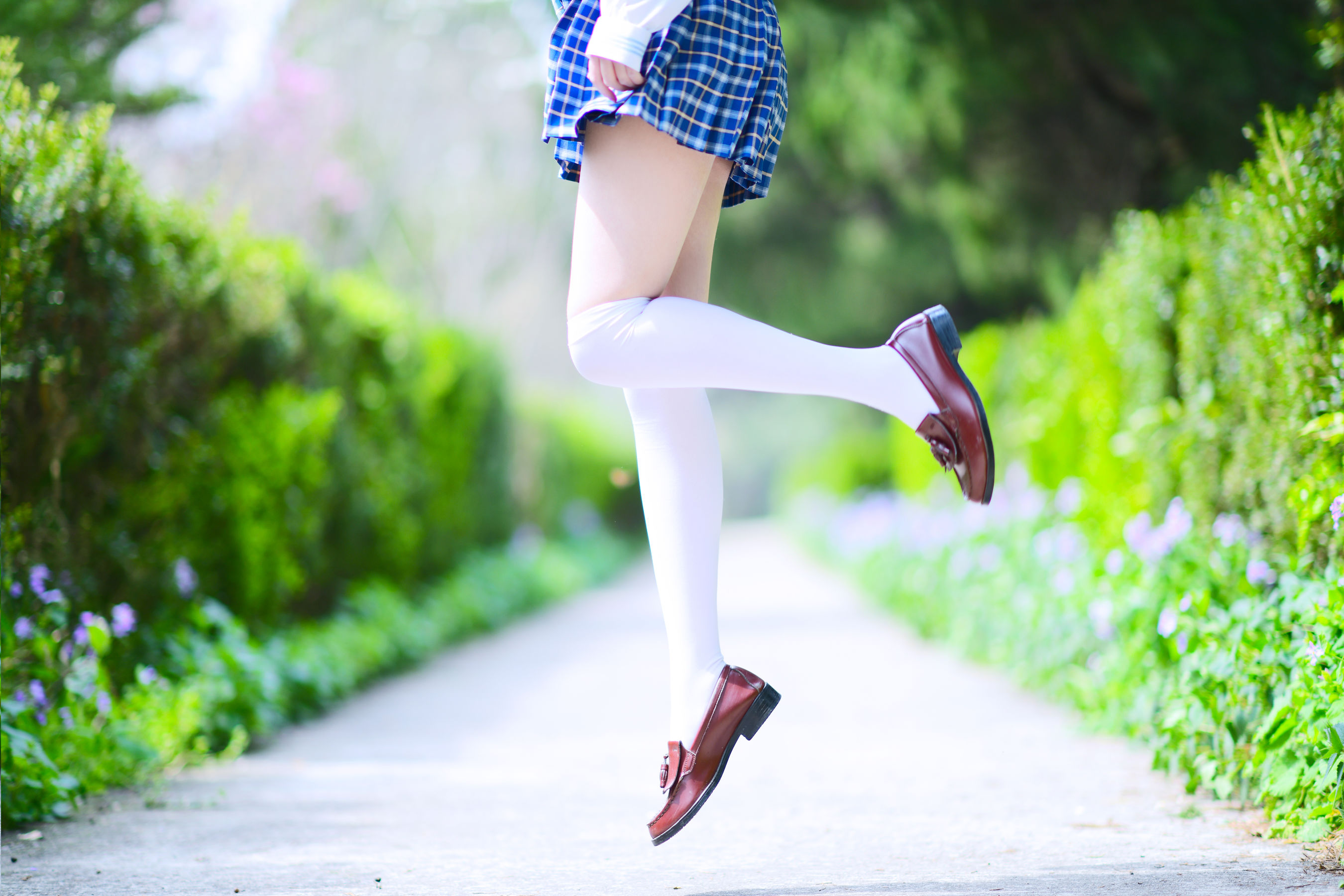 [福利COS] 可爱妹子Fushii_海堂 - 樱花树下第10张