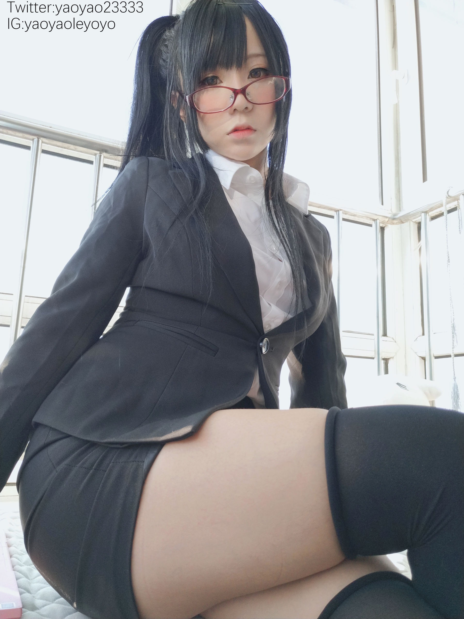 [福利COS] 萌妹子Coser摇摇乐yoyo - 补习老师第16张