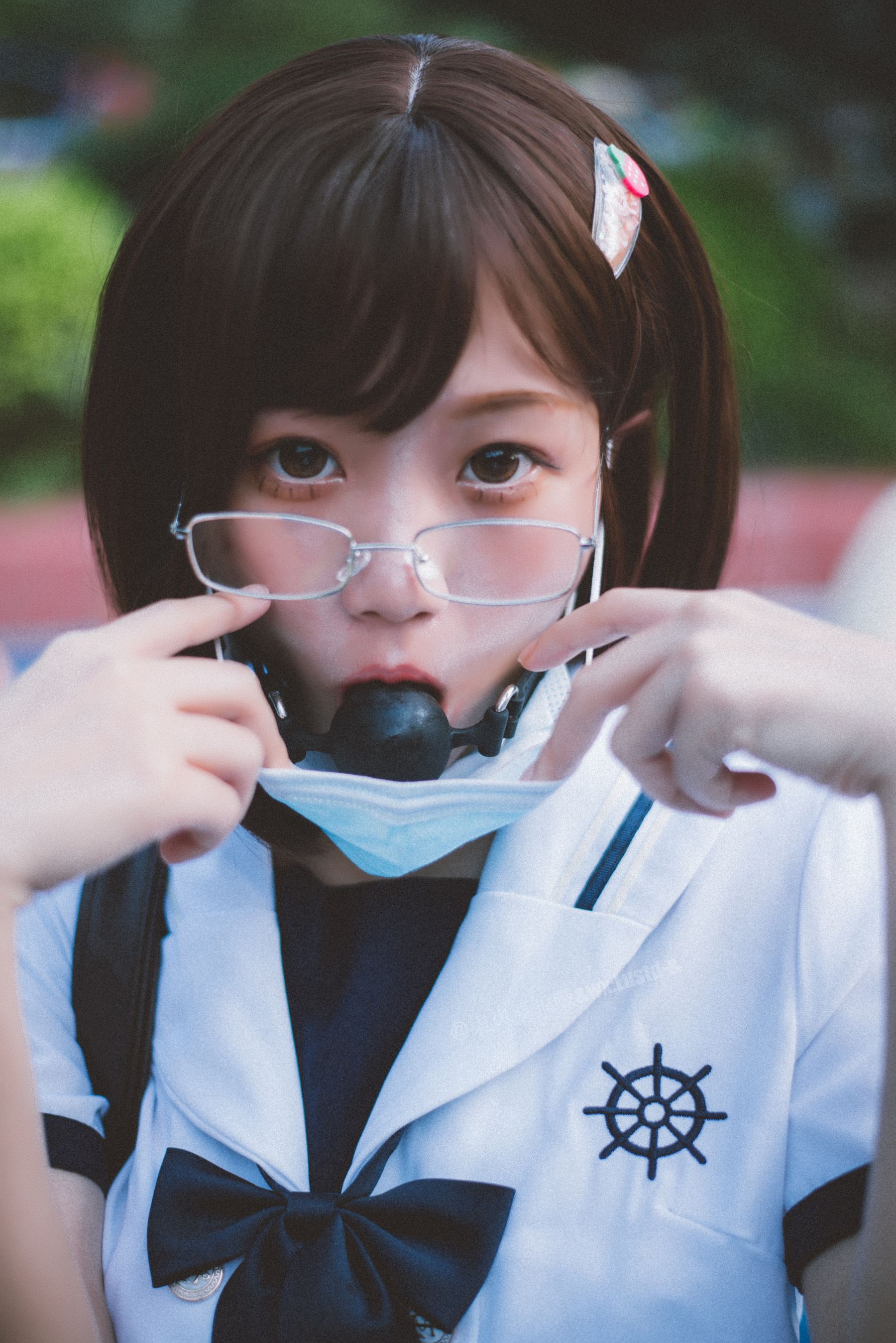 [福利COS] 动漫博主柒柒要乖哦 - 乐园JK第1张