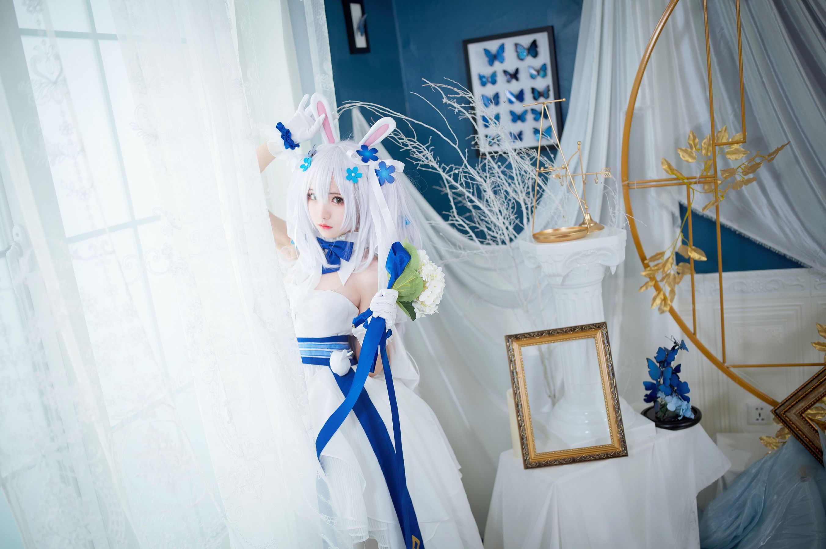 [福利COS] 花柒Hana - 拉菲花嫁第9张